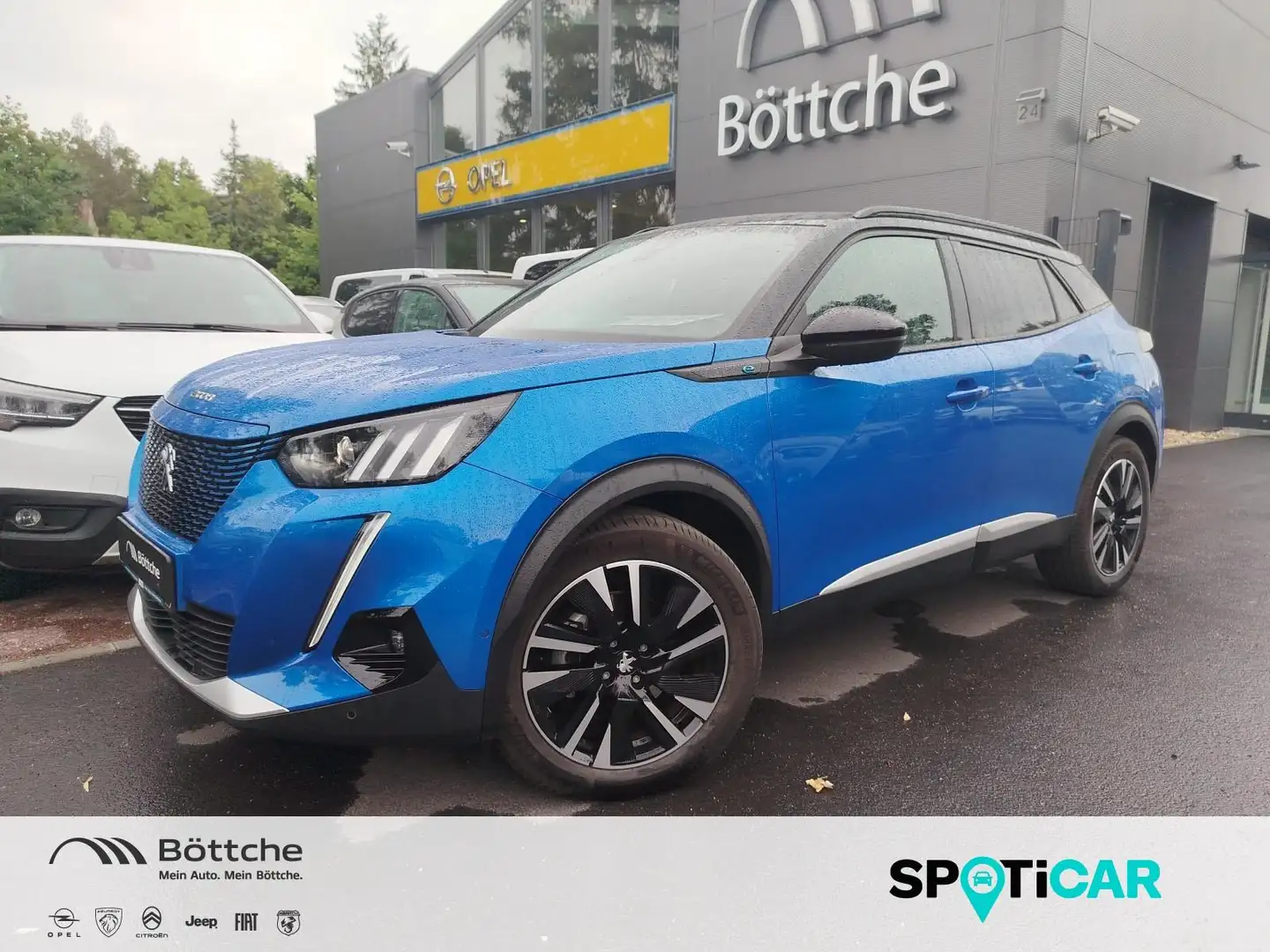 Peugeot 2008 e- GT Pack LED/Navi/SHZ/PDC/DAB+/180°Kamera Blau - 1