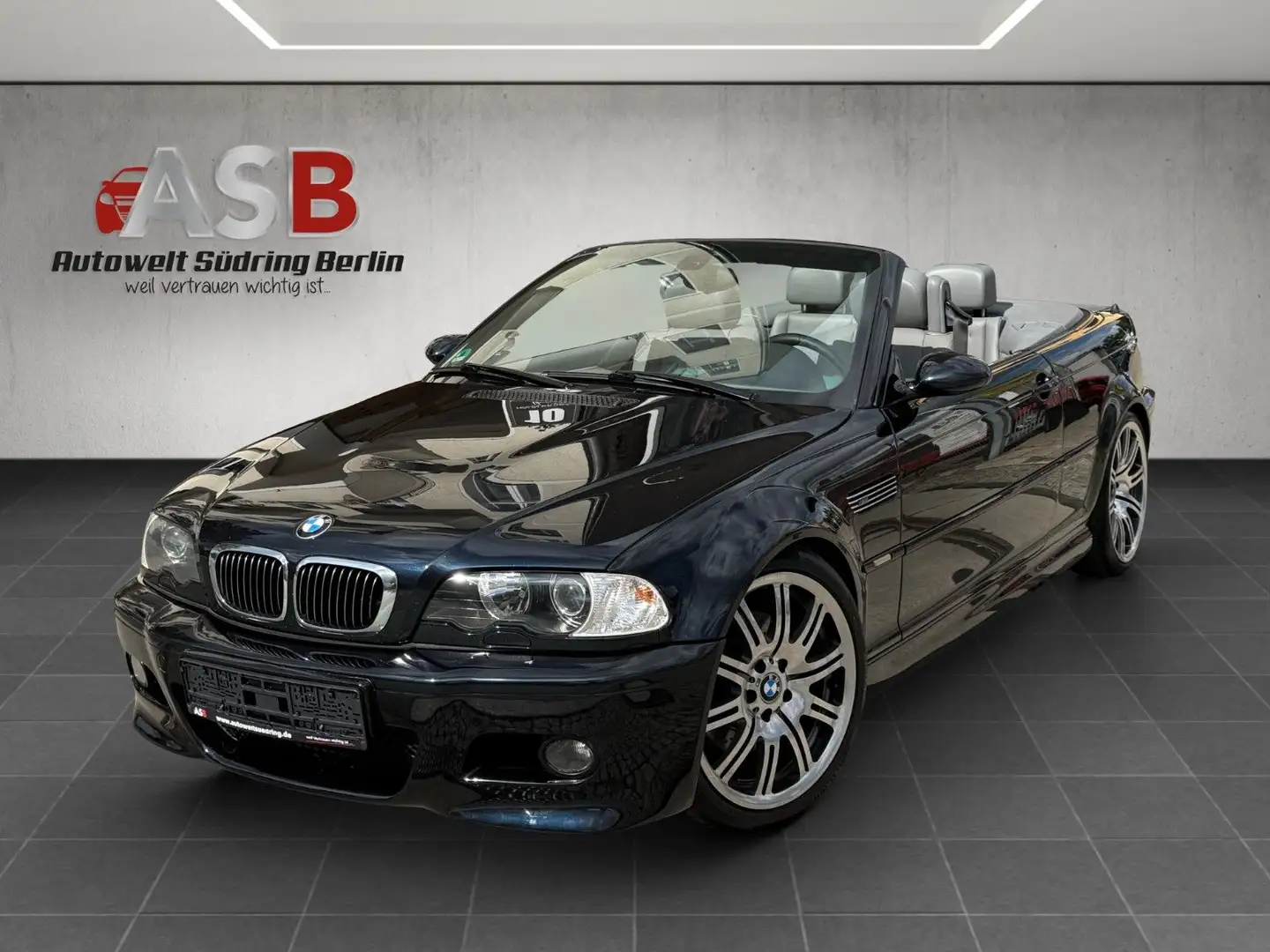 BMW M3 Cabrio*Navi Prof*Leder*Deutsches Fahrzeug Schwarz - 1