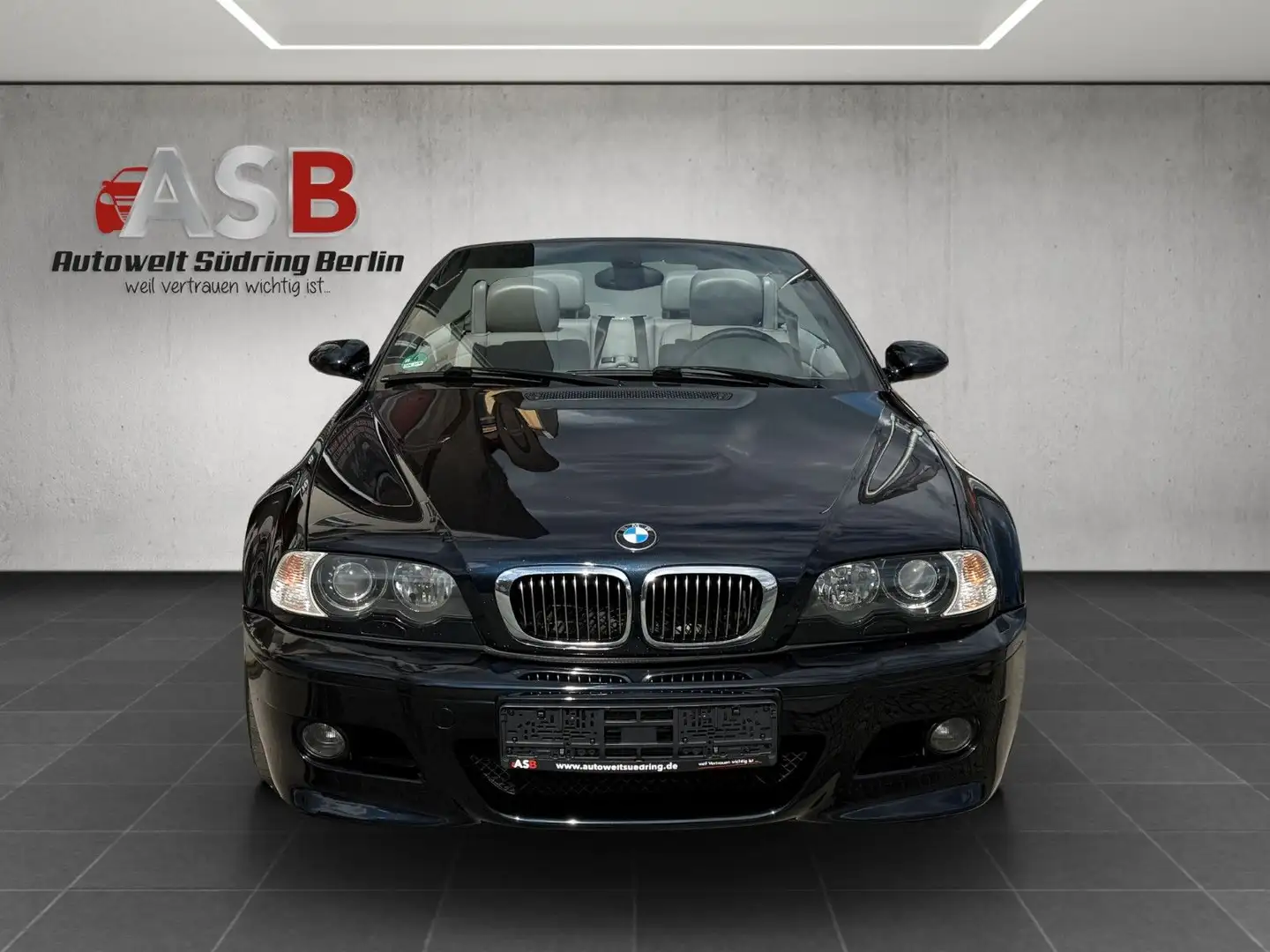 BMW M3 Cabrio*Navi Prof*Leder*Deutsches Fahrzeug Schwarz - 2