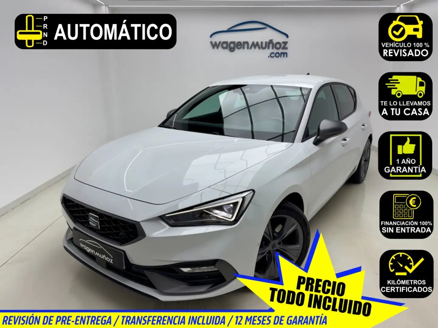 SEAT Leon 2.0TDI CR S&S FR XS DSG-7 150 Blanc - 1