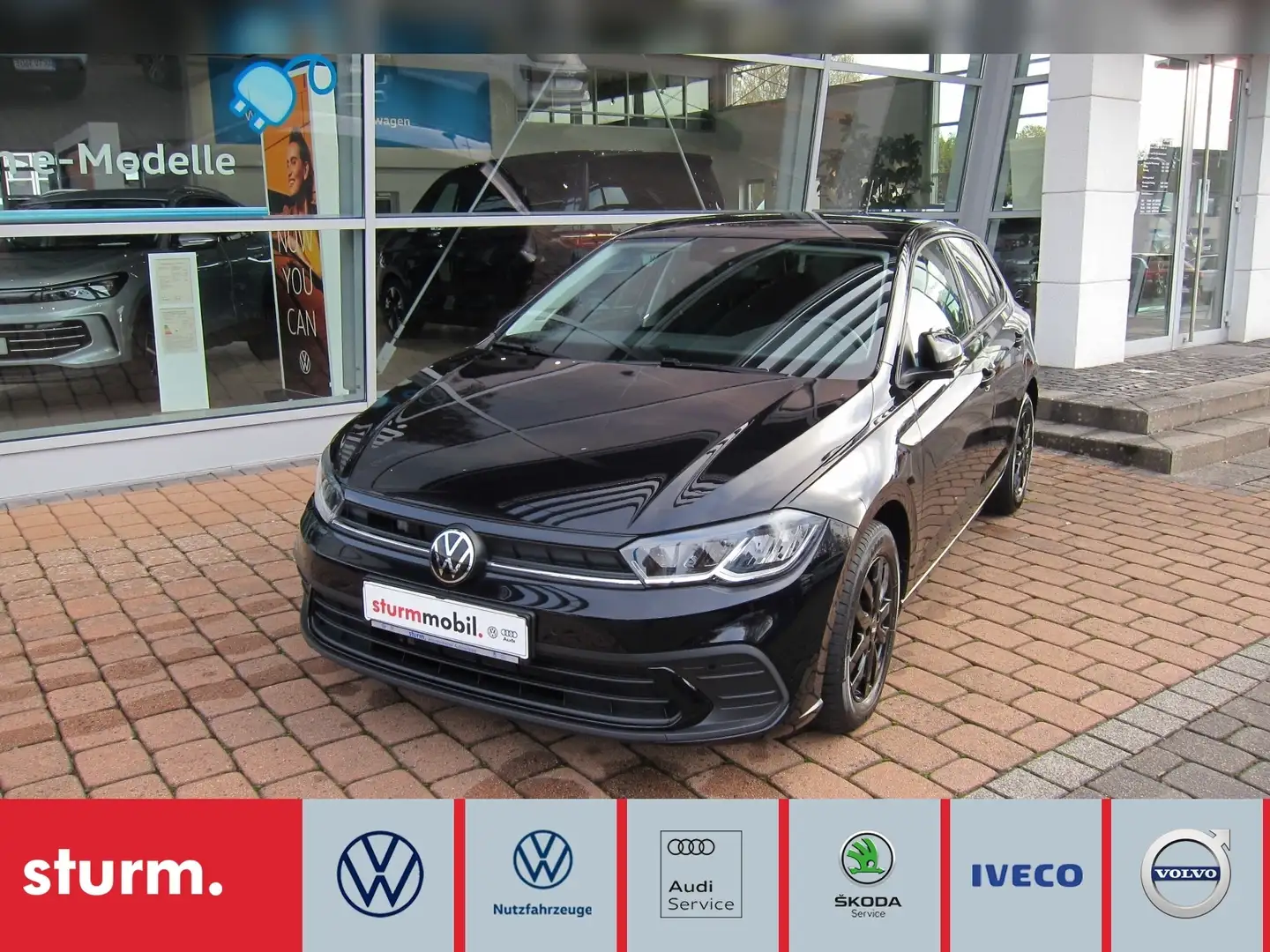 Volkswagen Polo 1.0 TSI DSG Life *Klimaautomatik,LED,Alu* Schwarz - 1