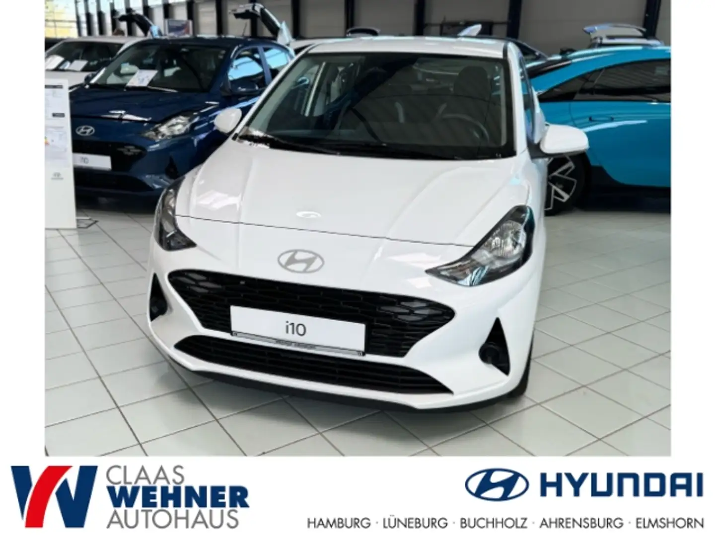 Hyundai i10 Hyundai i 10 FL (MY25) 1.0 Benzin (63 PS) 5-AMT 2W Weiß - 1