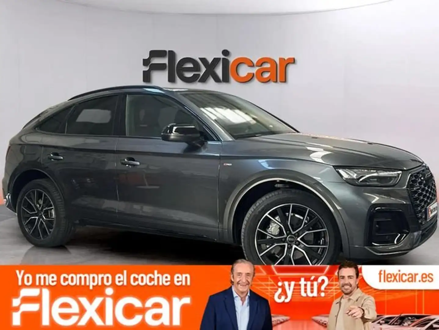 Audi Q5 S line TDI quattro 150kW (204cv) S troni Gris - 1