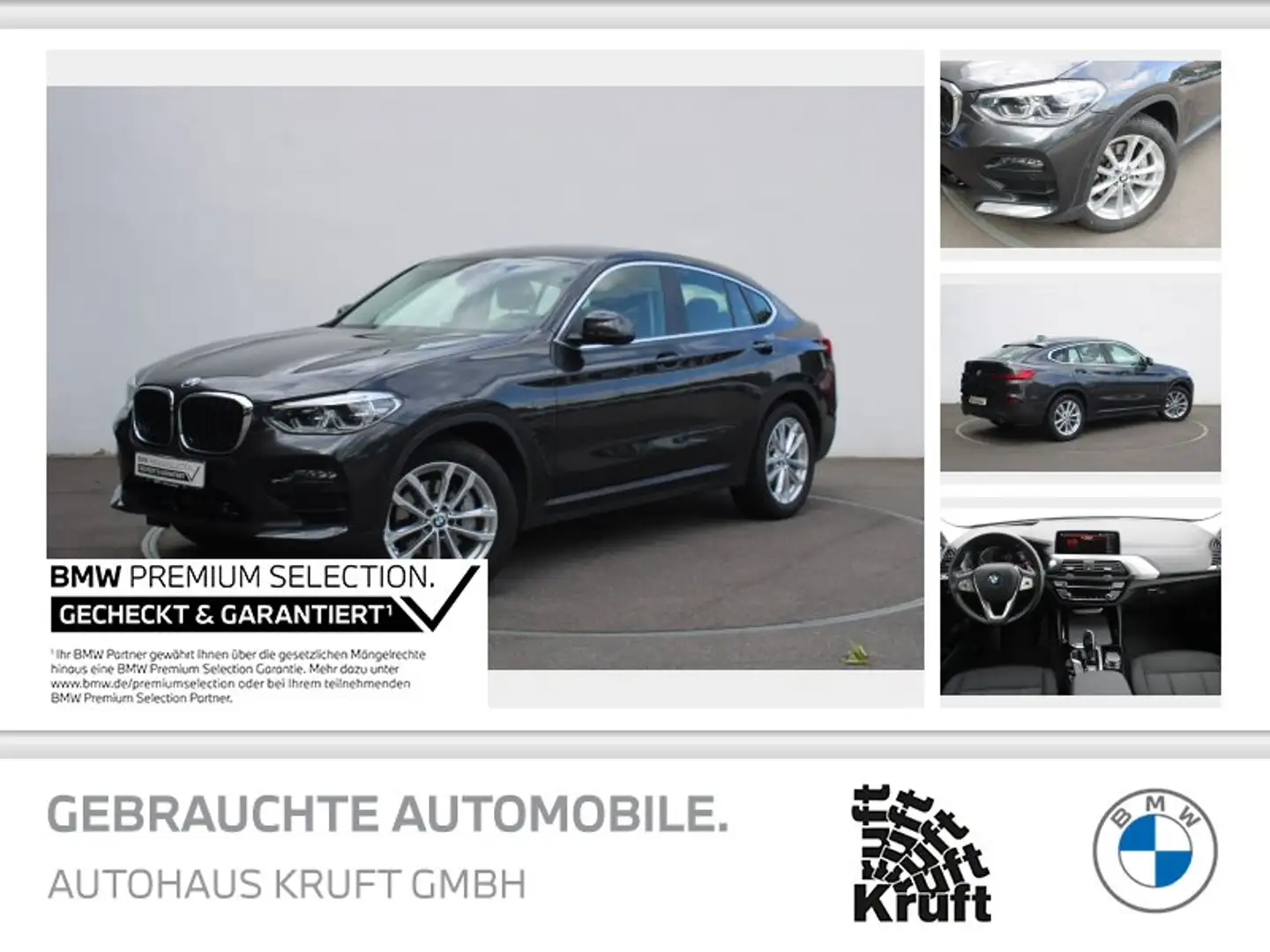 BMW X4 xDrive30i ADV+AHK+LCPROF+HUD+DAB+ACC+KAMERA Gris - 1