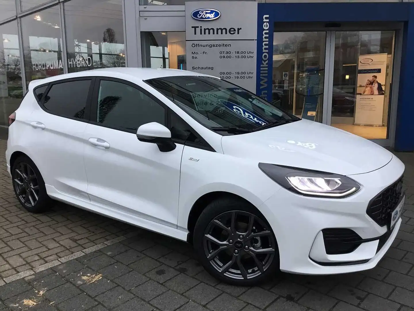 Ford Fiesta 1.0 EcoBoost Hybrid ST-LINE X Blanco - 1