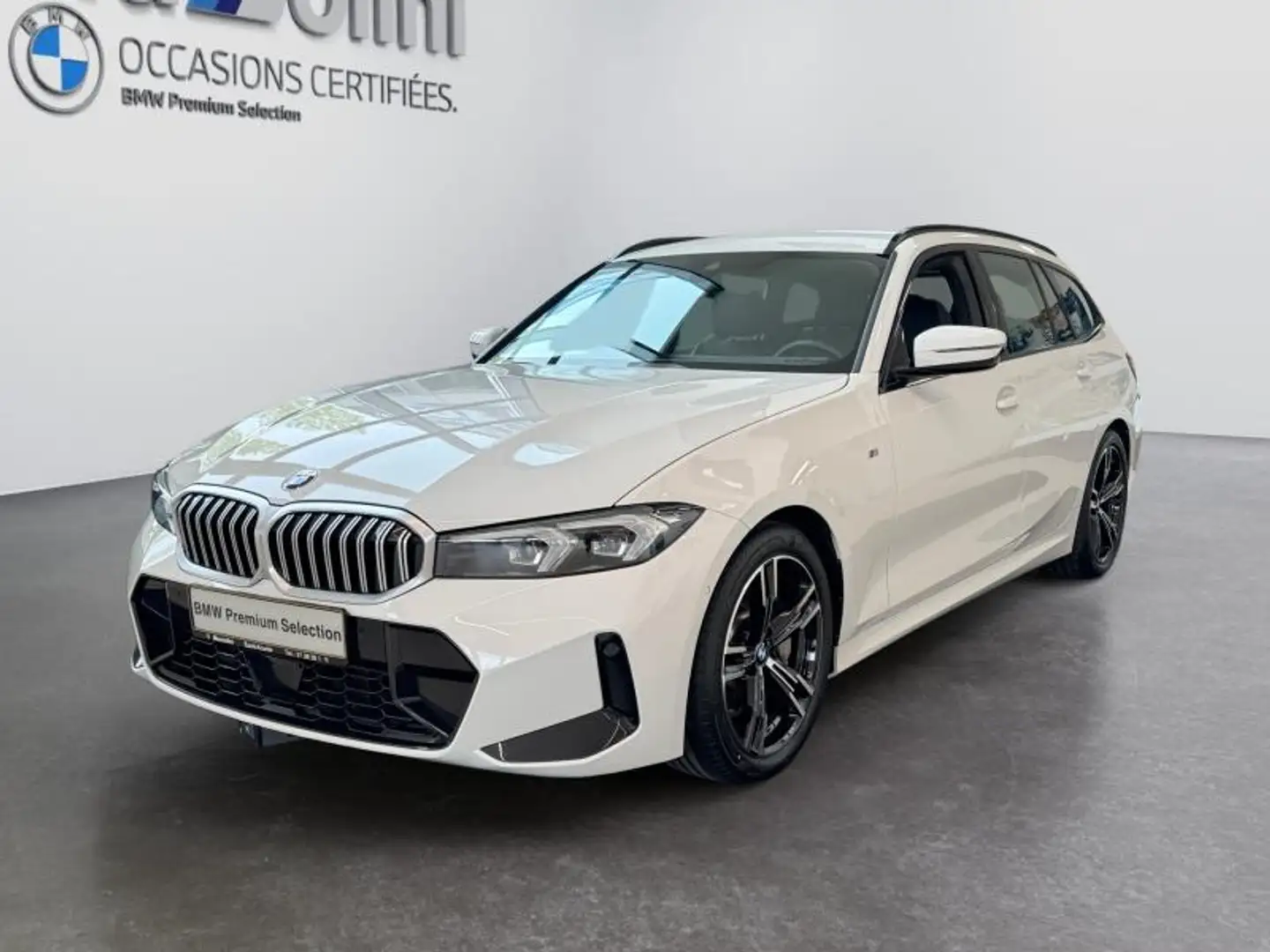 BMW 330 Touring Blanc - 1