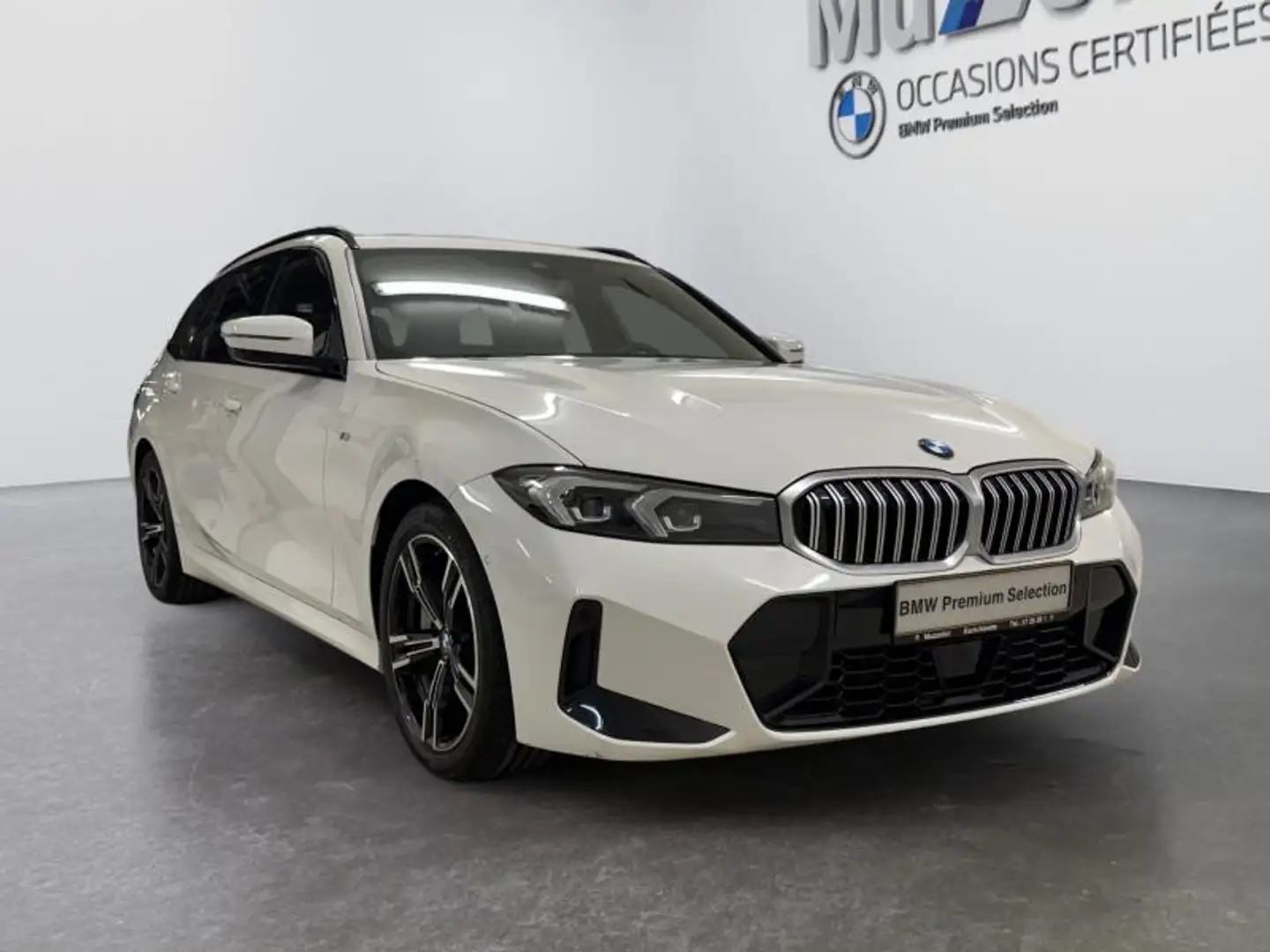 BMW 330 Touring Blanc - 2
