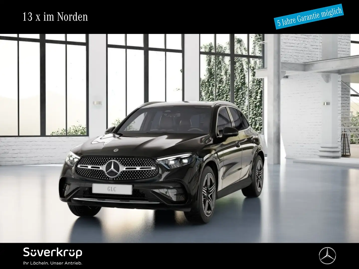 Mercedes-Benz GLC 220 d 4M AMG MEMO 360 AHK DISTR KAMERA SPUR Schwarz - 1