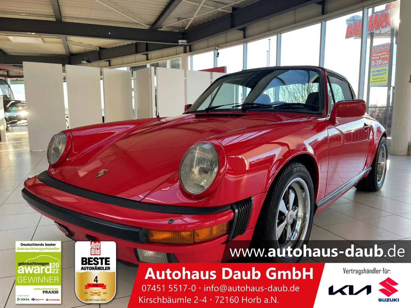 Porsche 911 Urmodell TARGA SC 3.0 OLDTIMER+Klima Rojo - 1