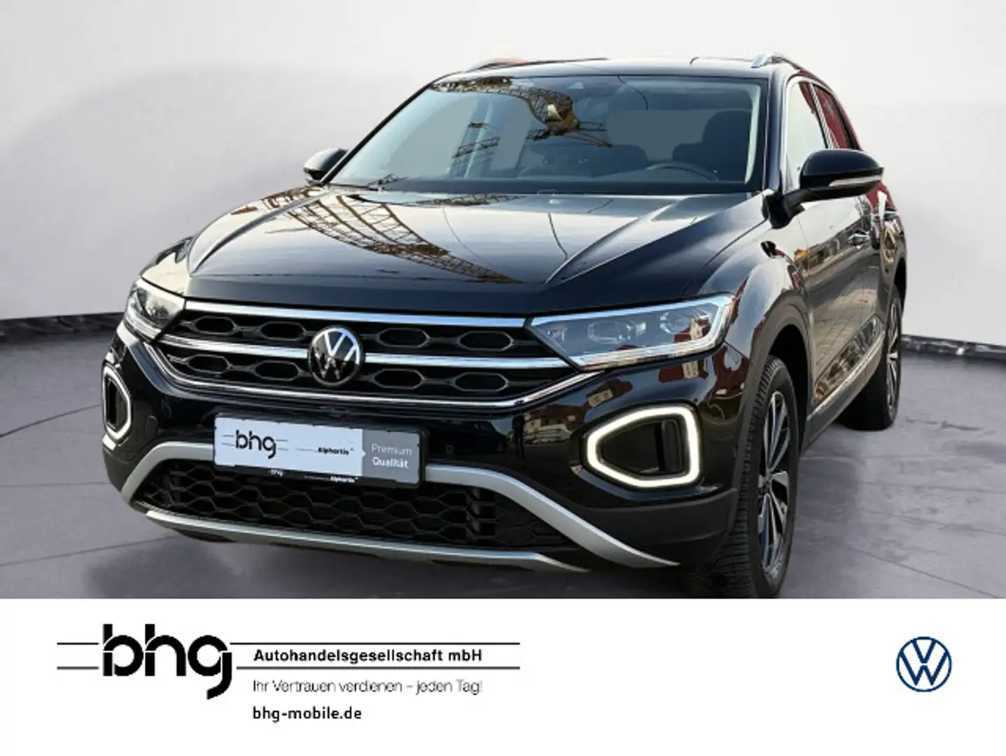 Volkswagen T-Roc Style 1,0 TSI OPF 6-Gang ACC, AppConnect, Schwarz - 1