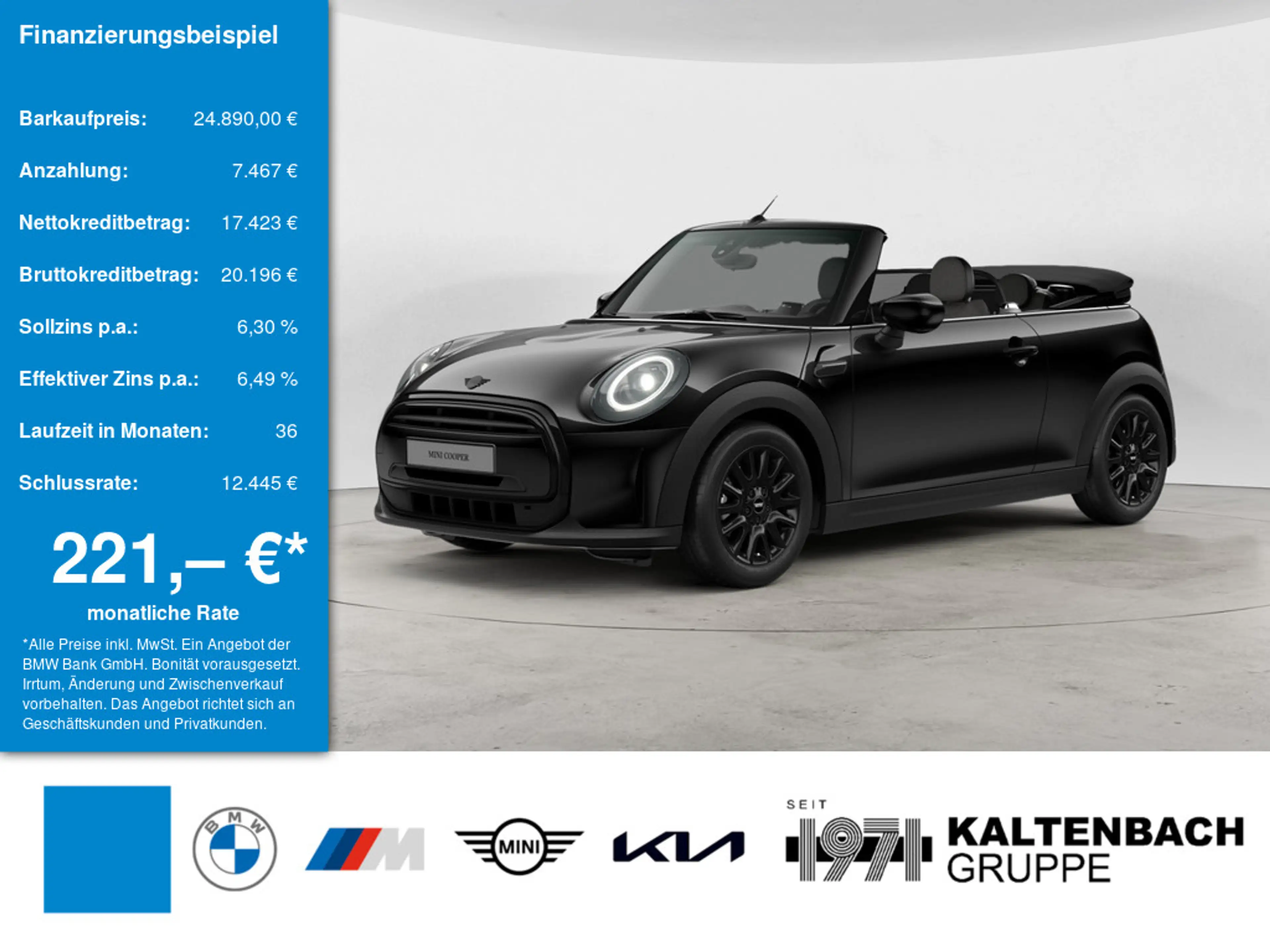 MINI Cooper Cabrio Classic Trim FACEL. LED SHZ PDC