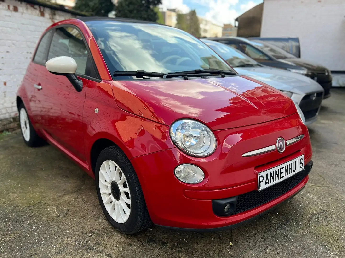 Fiat 500C 1.2i Color Therapy 1er Prop Airco Jantes Alu Rouge - 1