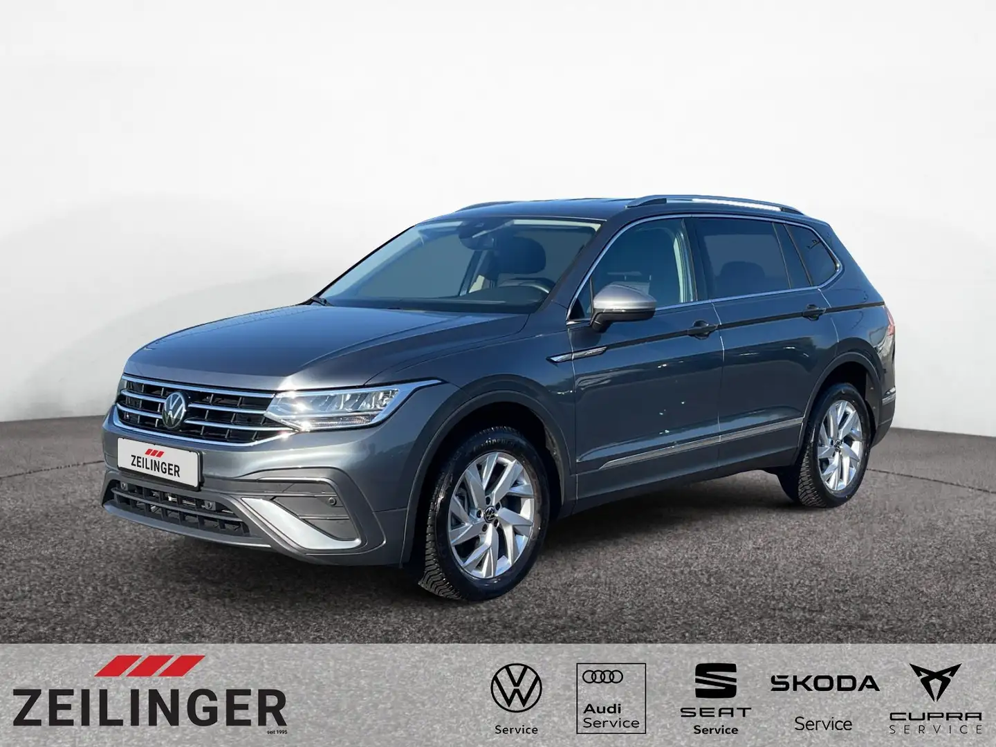 Volkswagen Tiguan Allspace Life 4Mo TSI DSG|7-S|AHK|eHECK Grau - 1