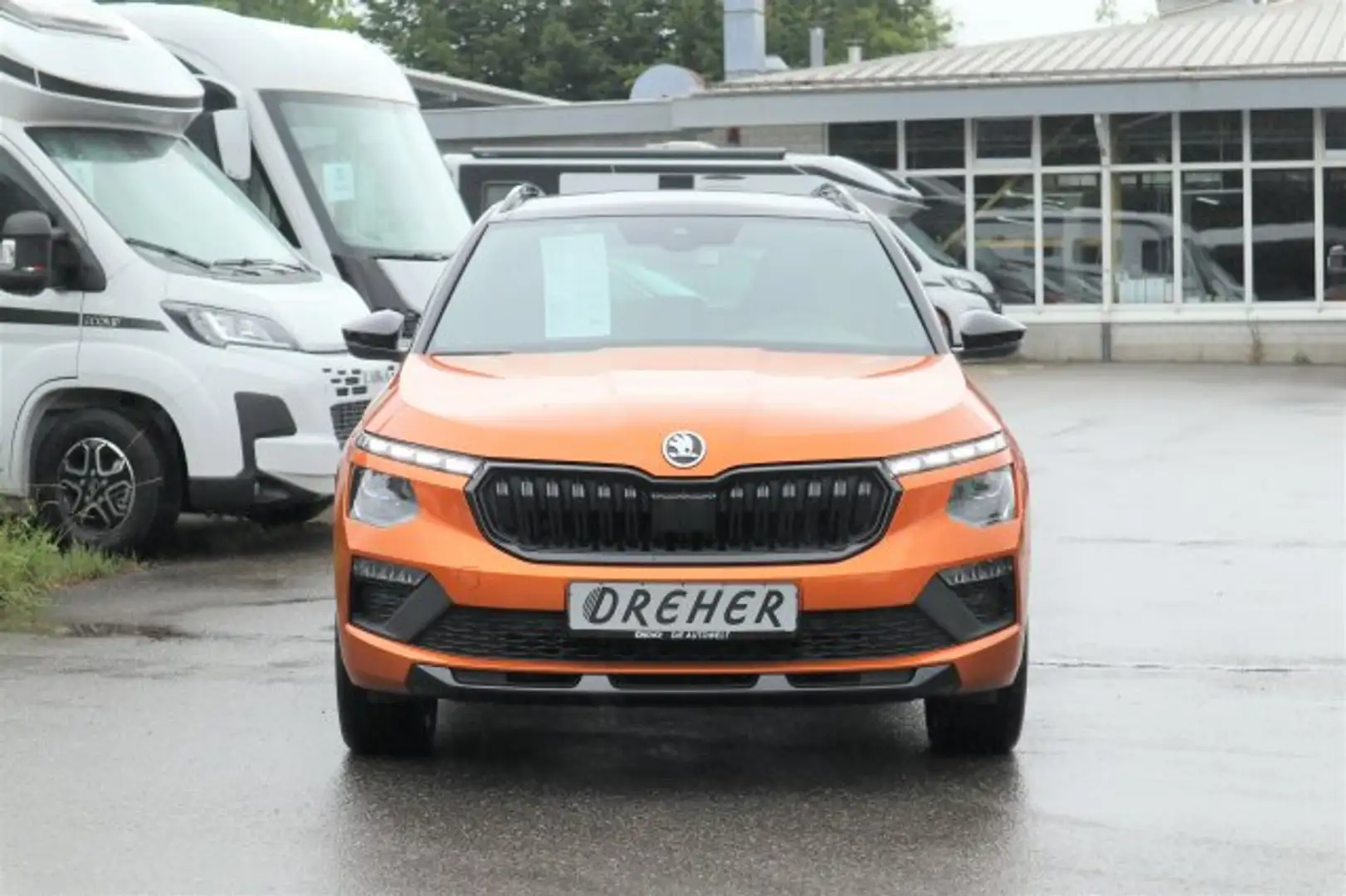 Skoda Kamiq Kamiq 1.5 TSI Monte Carlo Navi/LED/PDC/AHK/LM BC Naranja - 2