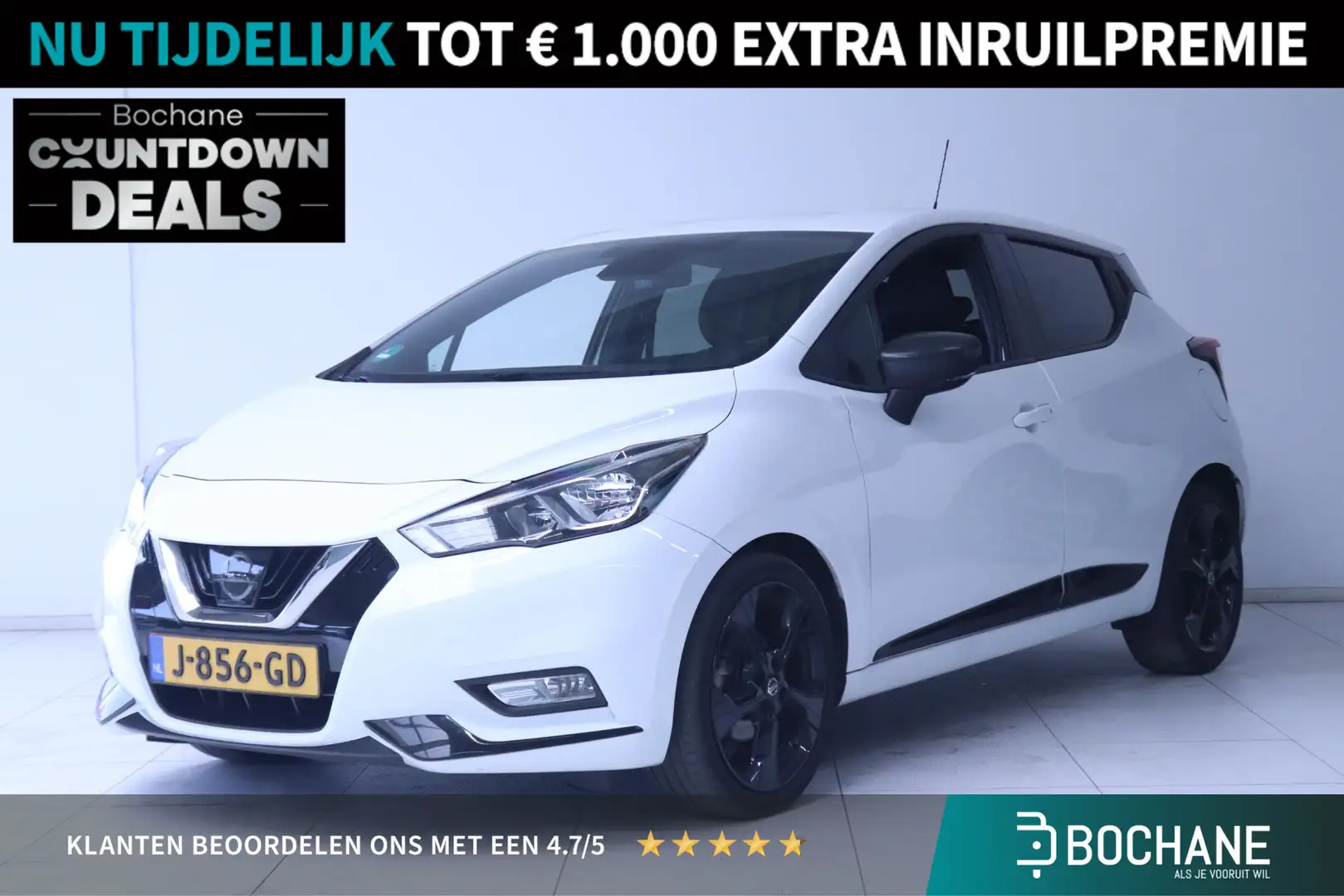 Nissan Micra 1.0 IG-T N-Sport | Navigatie | Parkeersensoren ach Wit - 1