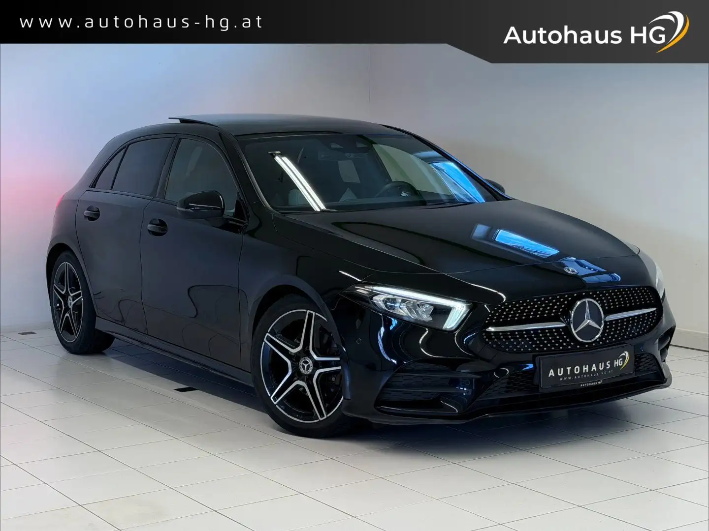 Mercedes-Benz A 200 AMG Line | Ambiente | Panorama | Soundsystem | LE Schwarz - 1