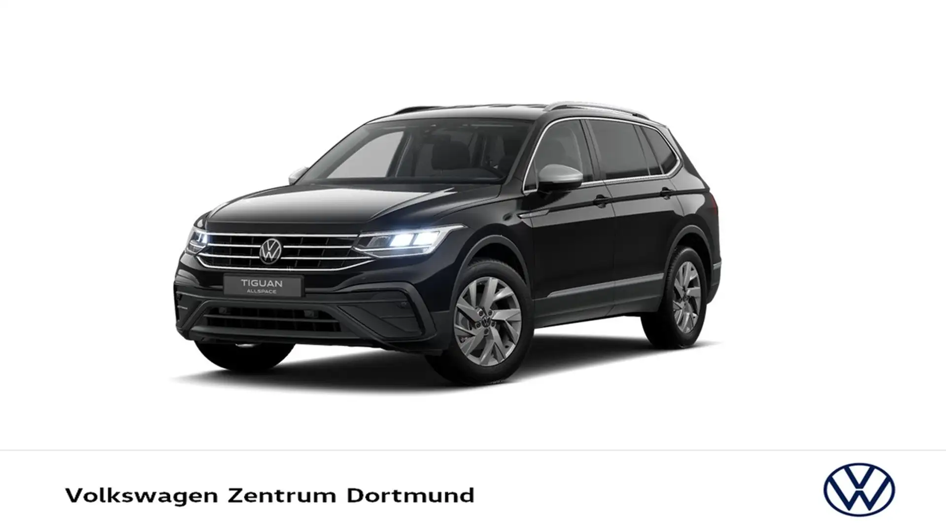 Volkswagen Tiguan Allspace 2.0 LIFE 7SITZE AHK CAM ACC LM18 Zwart - 2