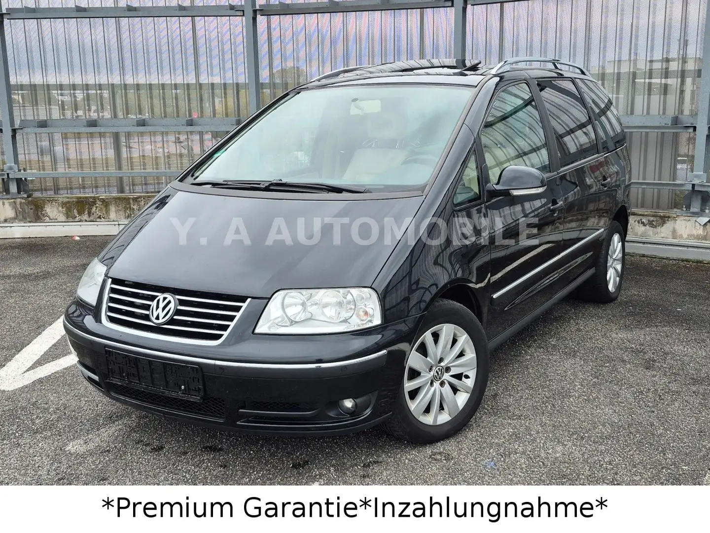 Volkswagen Sharan Sportline 2.0Tdi*LederBeige*7Sitz*SDach Schwarz - 1