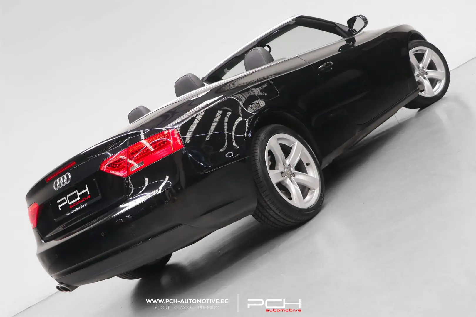 Audi A5 Cabriolet 2.0 TDi 143cv GPS/XENON-LED/CUIR NOIR Schwarz - 2