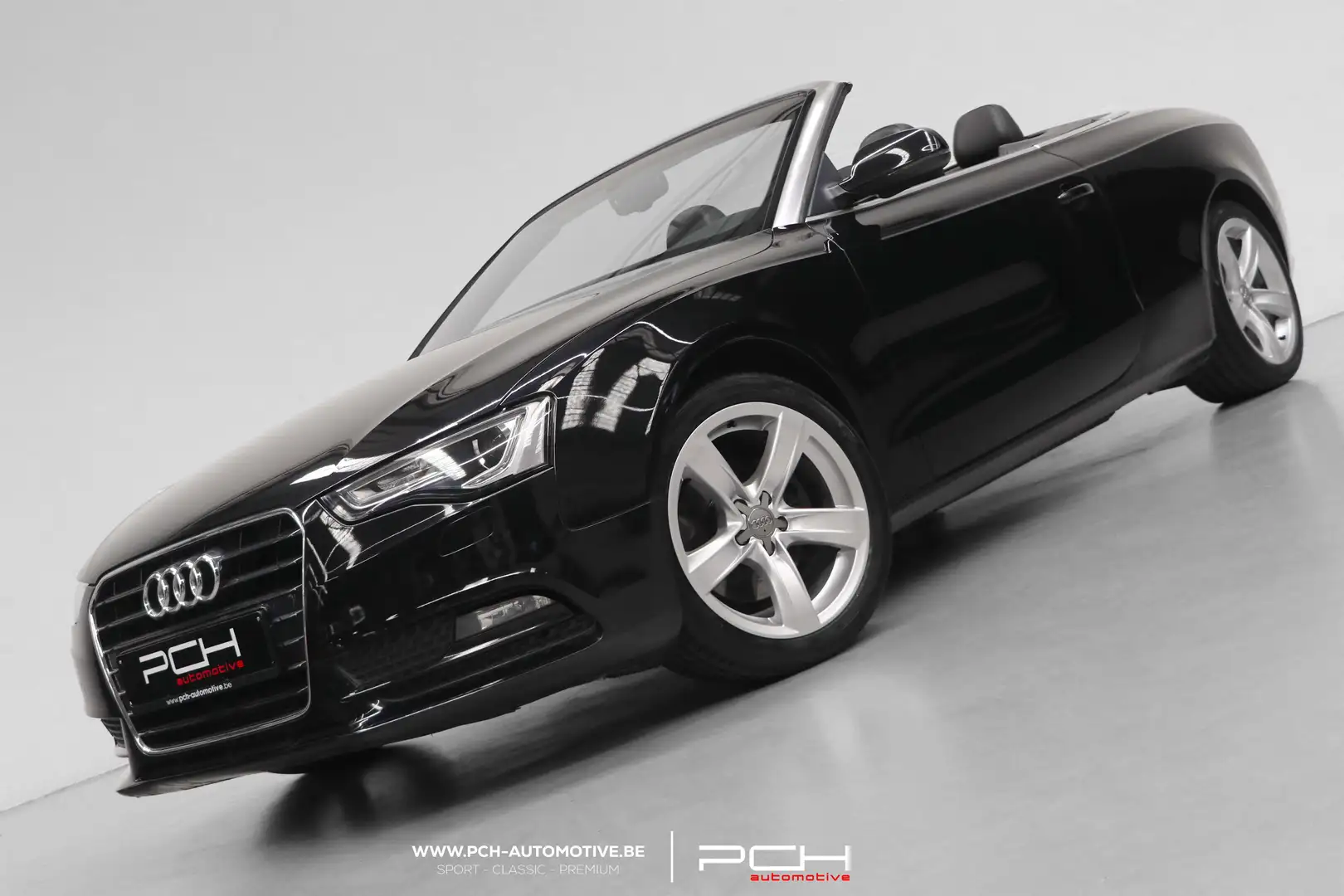 Audi A5 Cabriolet 2.0 TDi 143cv GPS/XENON-LED/CUIR NOIR Schwarz - 1