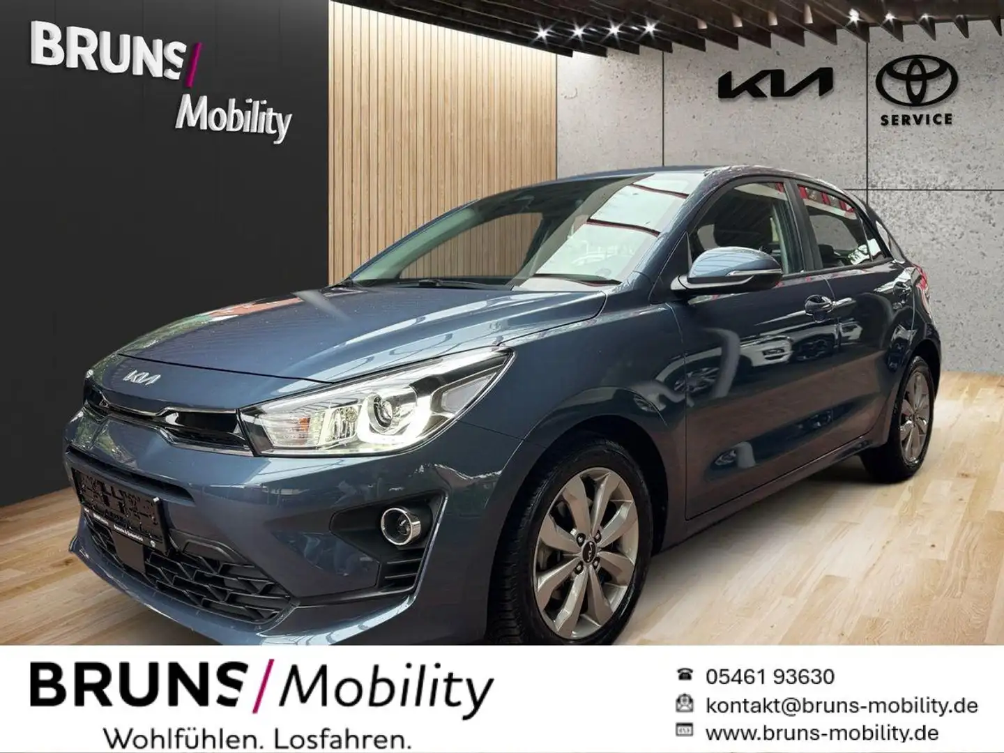 Kia Rio 1.0T DCT VISION LED CONNECT AndroidAuto/AppleCarPl Blau - 1