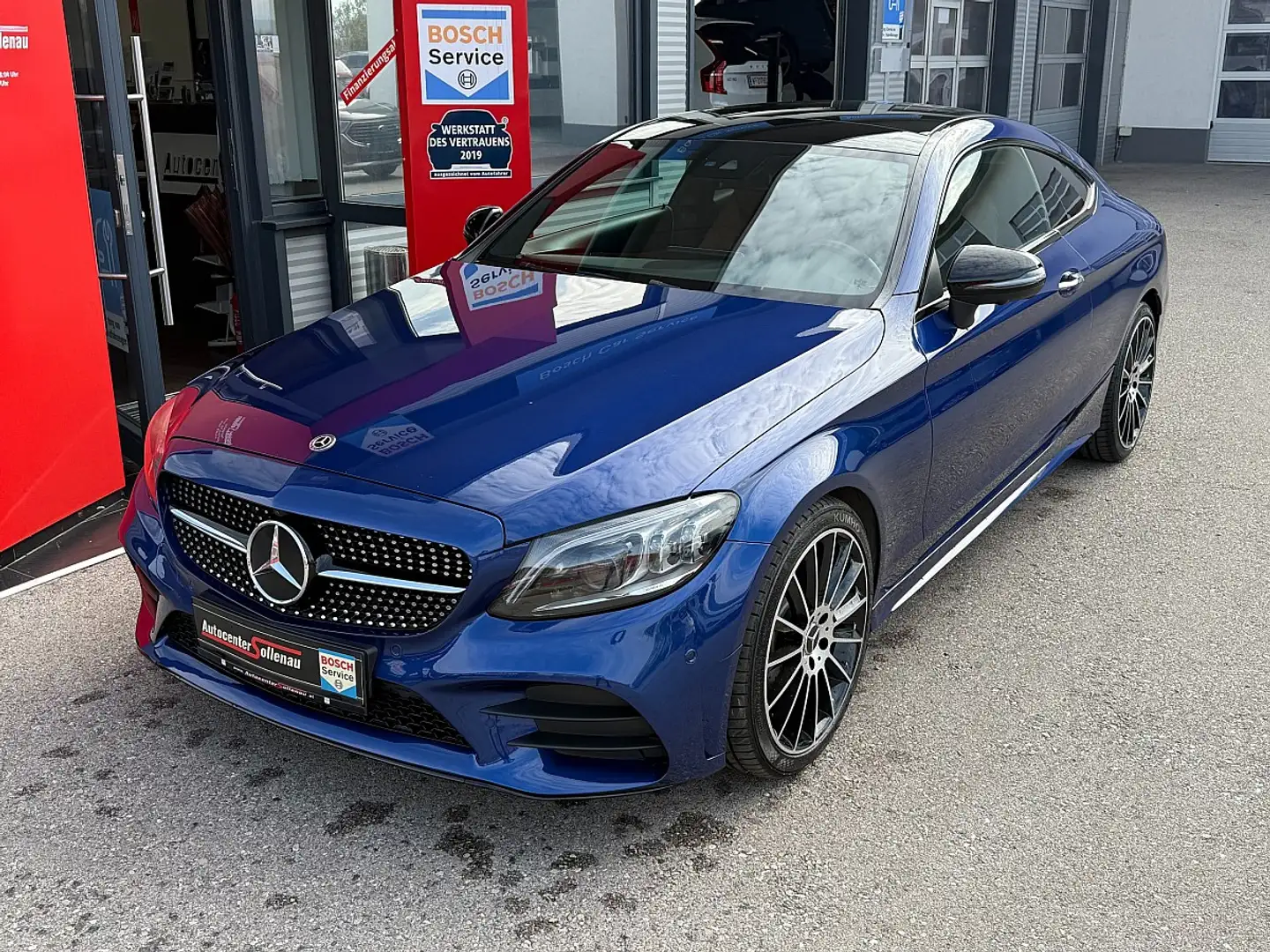 Mercedes-Benz C 180 Coupe Aut. Blau - 2