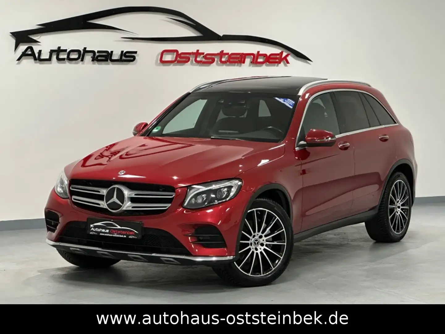 Mercedes-Benz GLC 250 D 4MATIC/AMG-LINE/KAMERA/PANO/LED/AHK/ Červená - 1