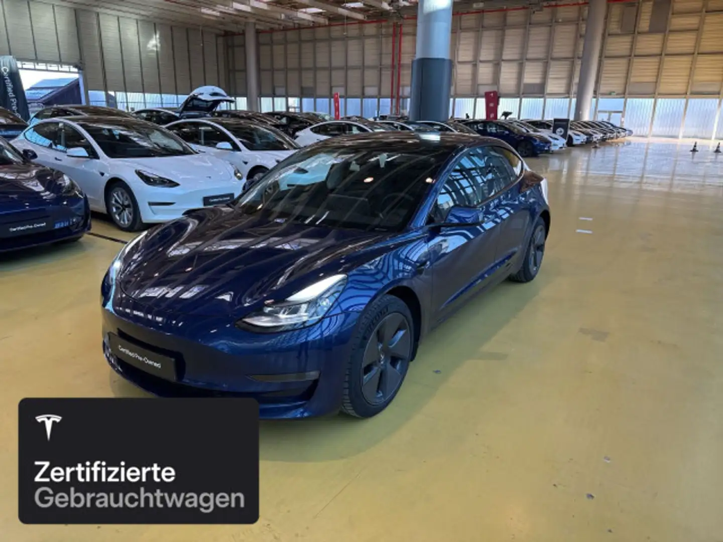 Tesla Model 3 Long Range AWD Blau - 1