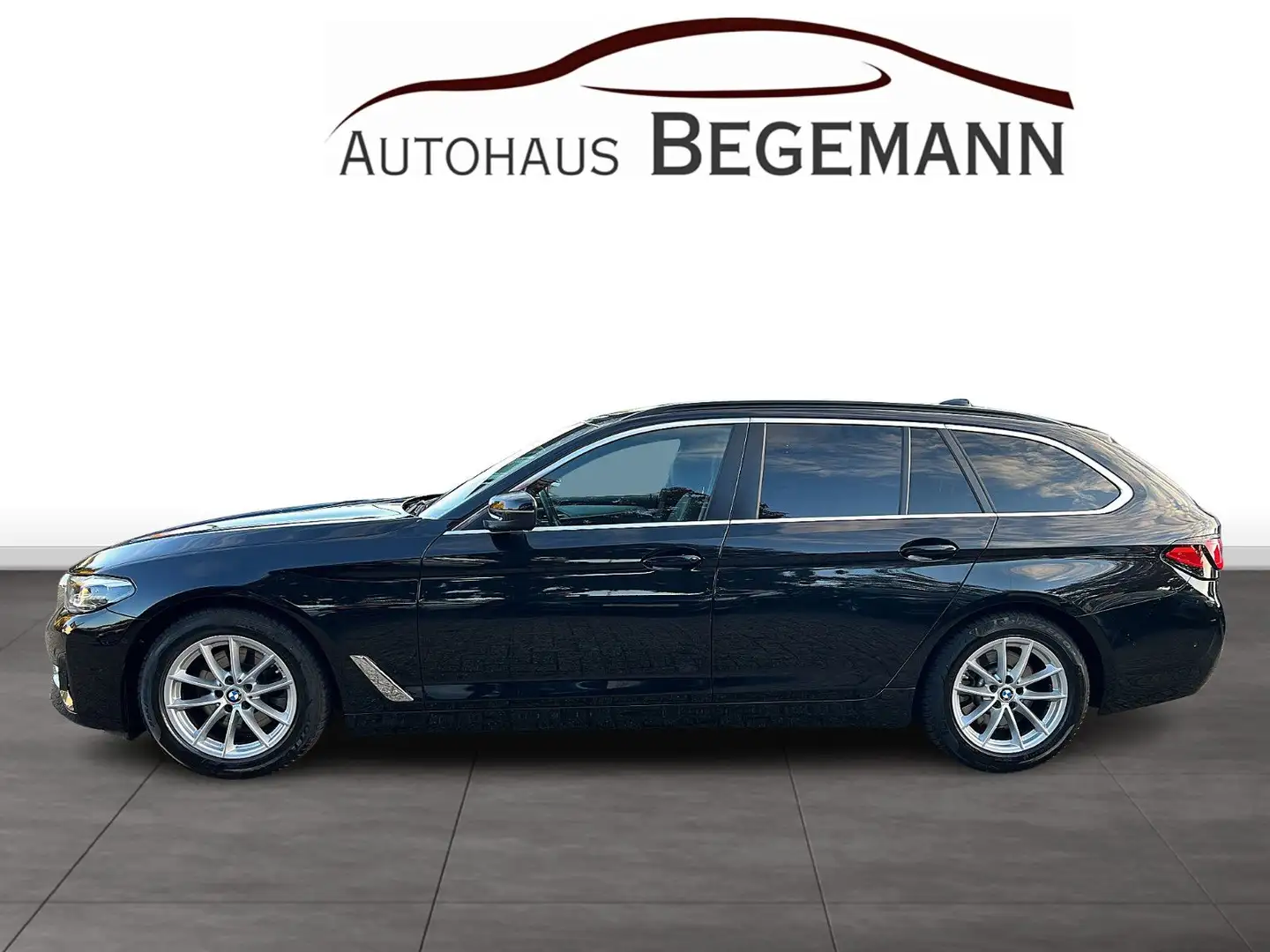 BMW 520 d Touring Leder Driv./Park-Ass Dachh.-Anthr Noir - 2