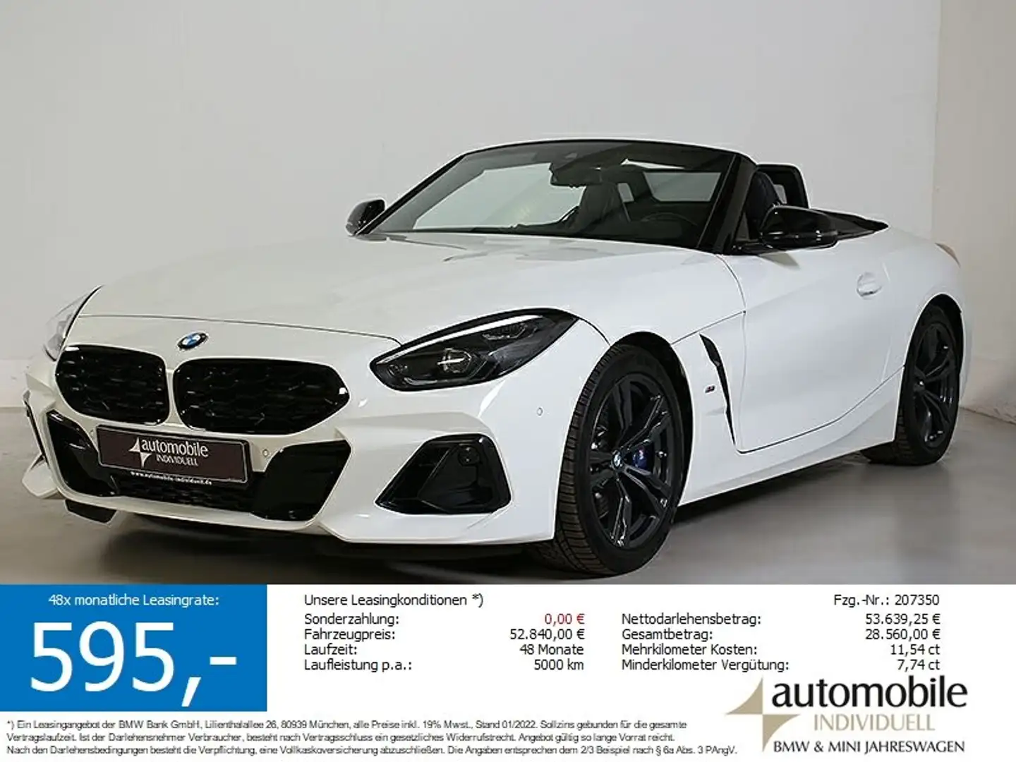BMW 640 Z4 M40i NP 77.-€ LED ACC HuD LiveCockpit HiFi Blanc - 1
