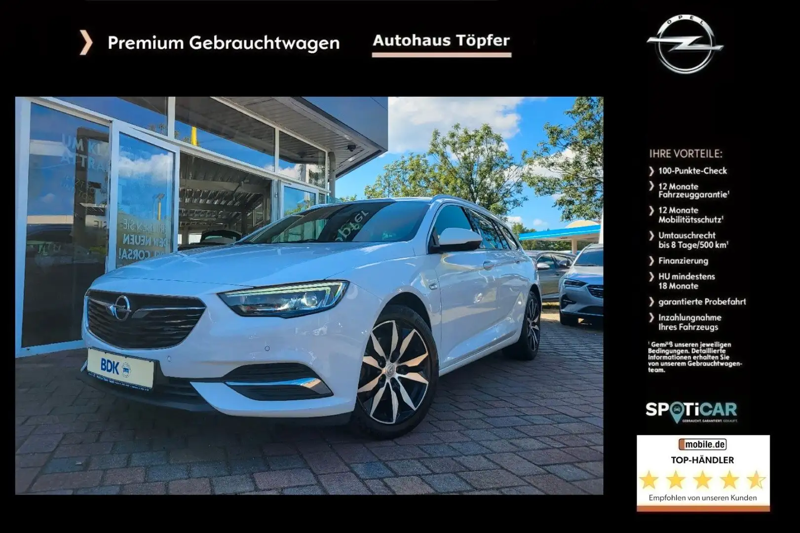 Opel Insignia B ST Premium"Innovation" 1Hand/Bose/LED Blanc - 1