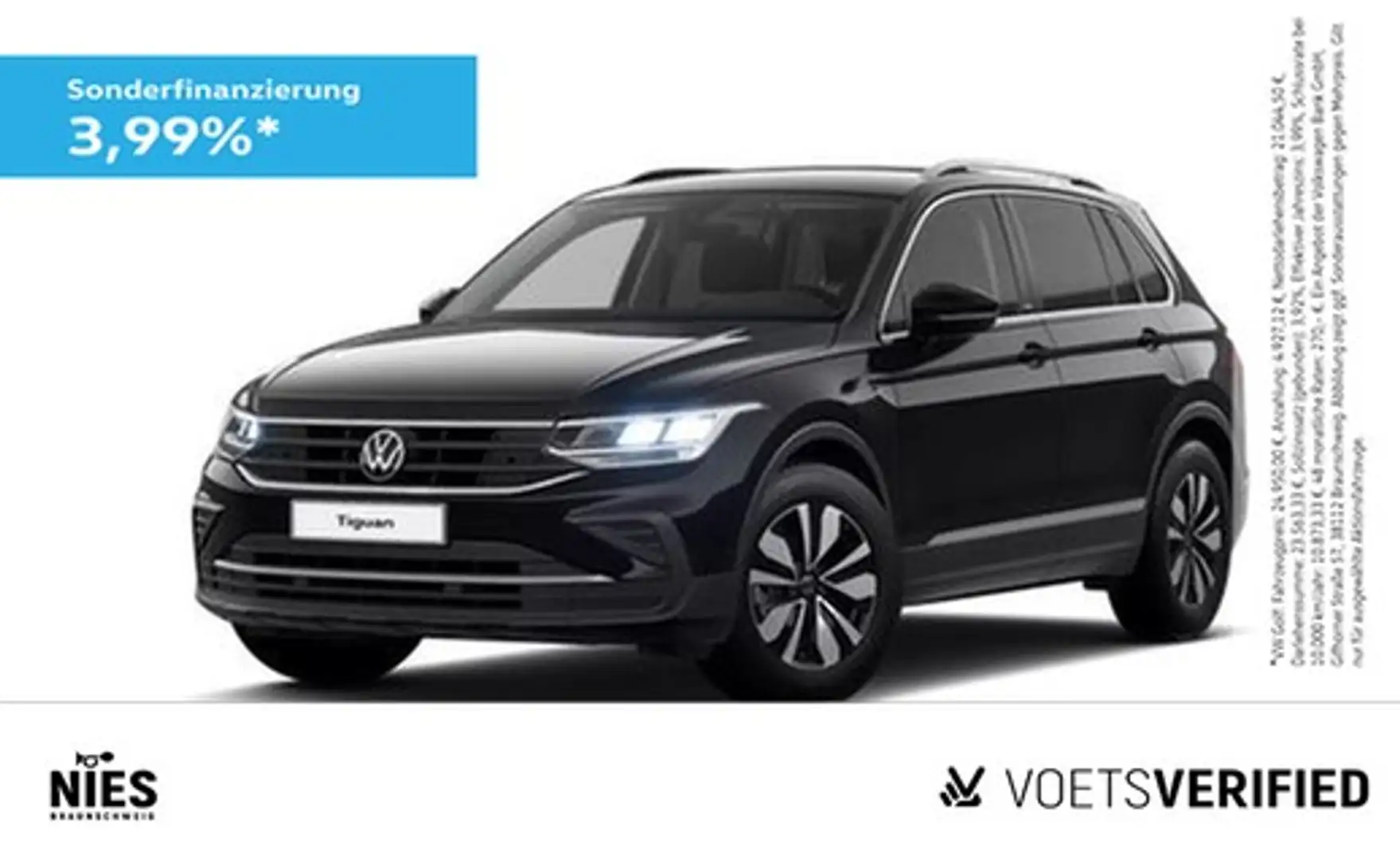 Volkswagen Tiguan Life MOVE 1.5 TSI DSG NAVI+RearView+AppConnect Schwarz - 1