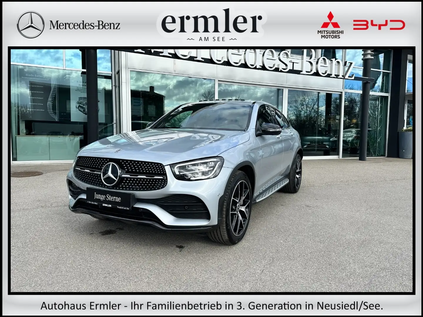Mercedes-Benz GLC 300 d 4MATIC Coupé AMG 360° Ambiente Silber - 1