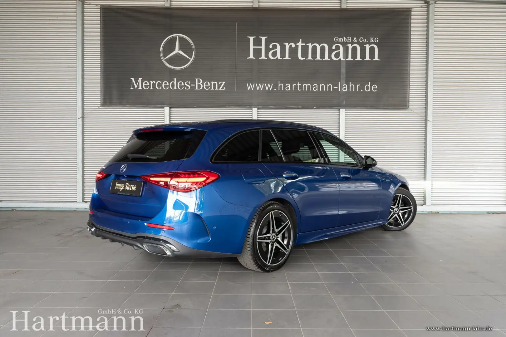 Mercedes-Benz C 200 C 200 d T AMG Night Digital AHK HUD Fahrassistenz Bleu - 2