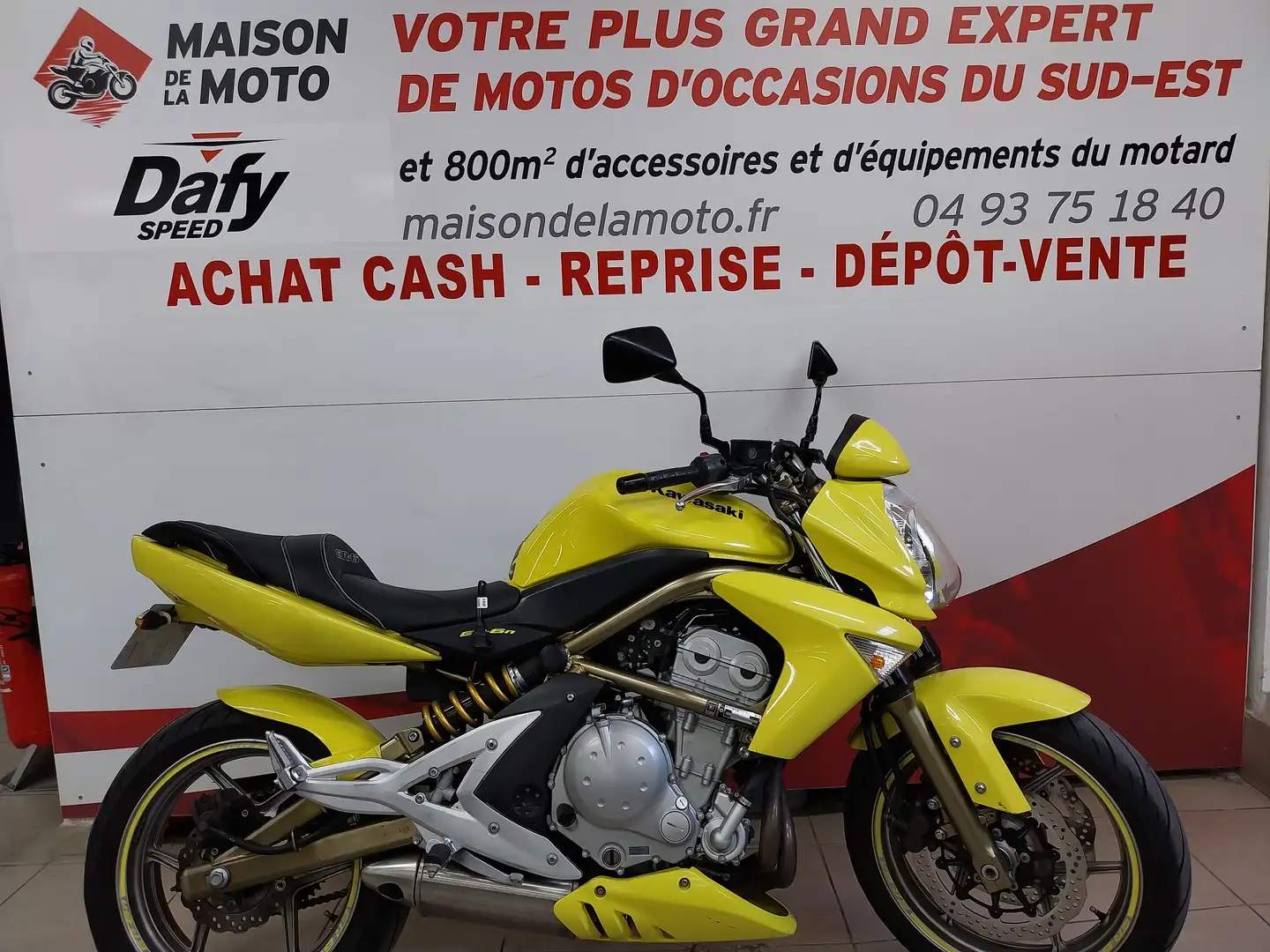 Kawasaki ER - 6 N Jaune - 1