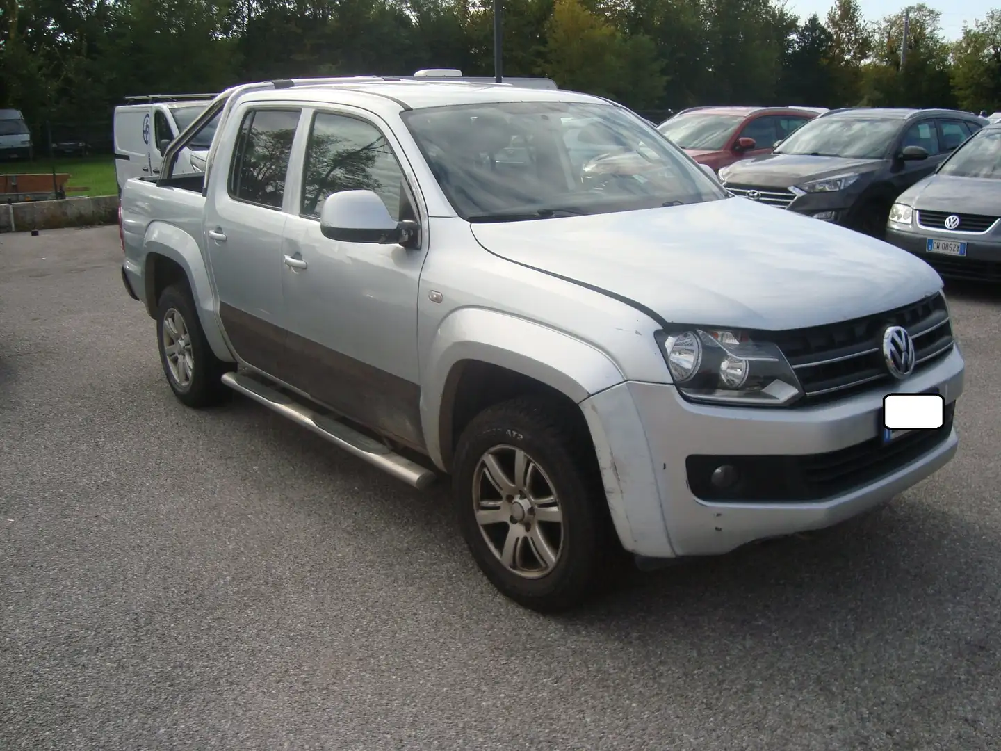 Volkswagen Amarok Amarok DC 2.0 bitdi Highline 4motion ins. Argent - 1
