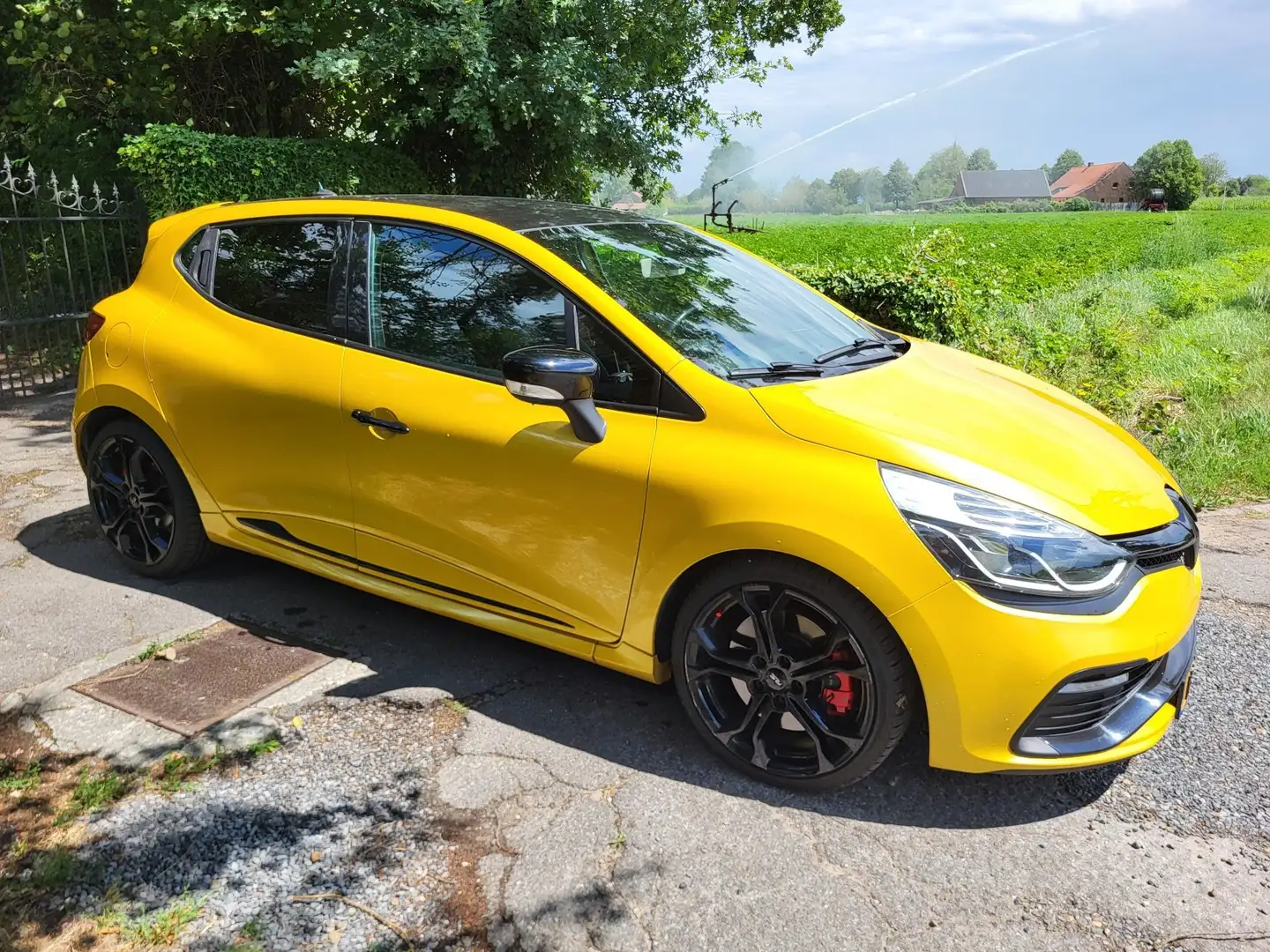 Renault Clio Renault Clio 4 RS, Jaune Sirius Cup  All black Geel - 1