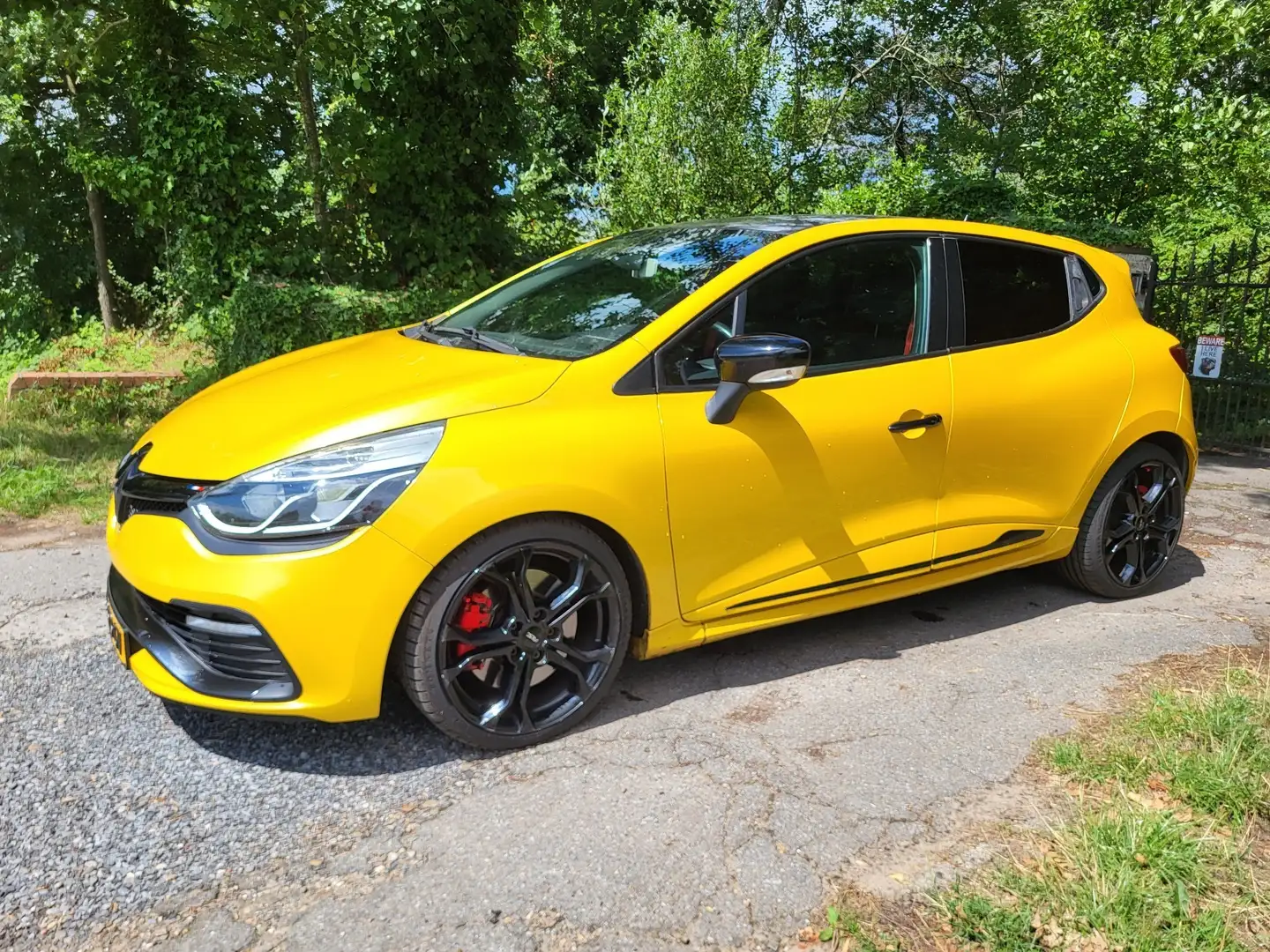 Renault Clio Renault Clio 4 RS, Jaune Sirius Cup  All black Geel - 2