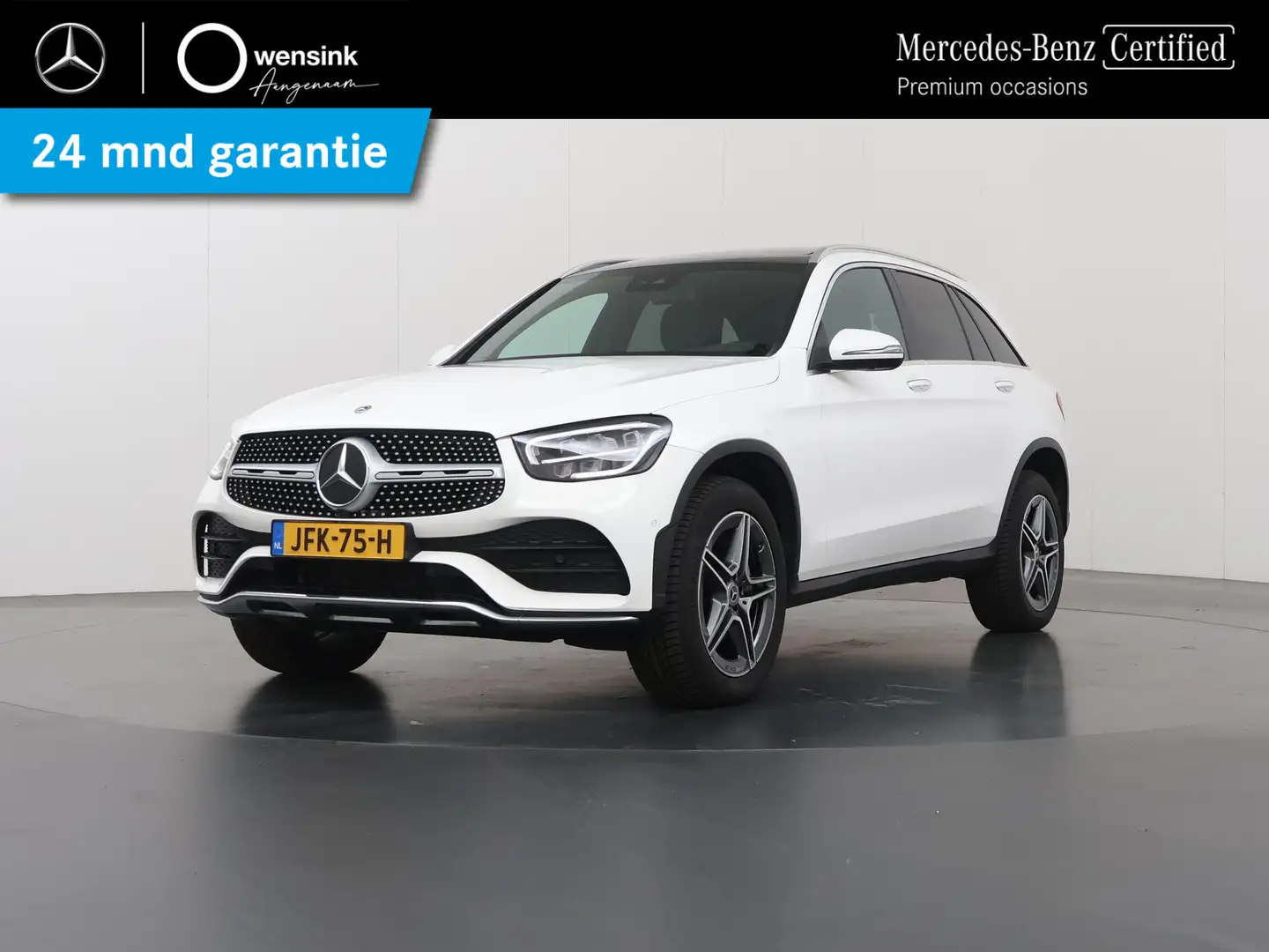 Mercedes-Benz GLC 300 300e 4MATIC | AMG Line | Panoramadak | Stoelverwar Weiß - 1