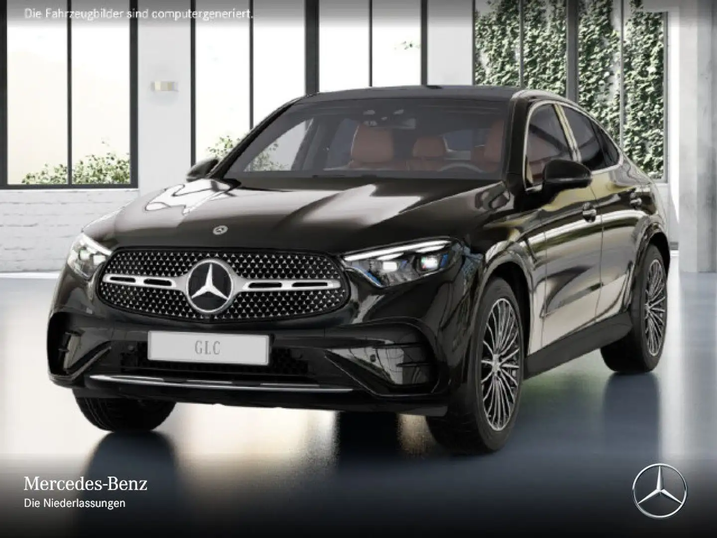 Mercedes-Benz GLC 200 4M AMG+PANO+360+AHK+BURMESTER+KEYLESS+9G Noir - 2