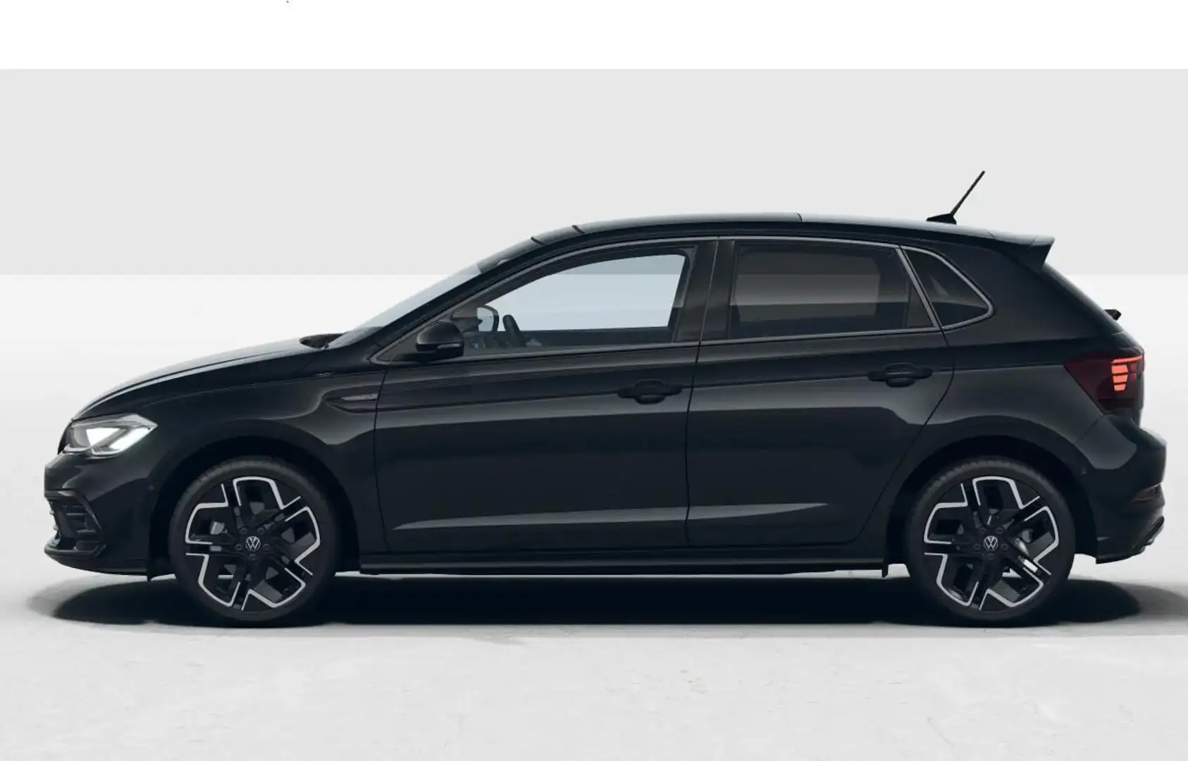 Volkswagen Polo R-Line Pano ParkA Kam PrivG SHZ Ready2D 17Z 85 ... Schwarz - 2
