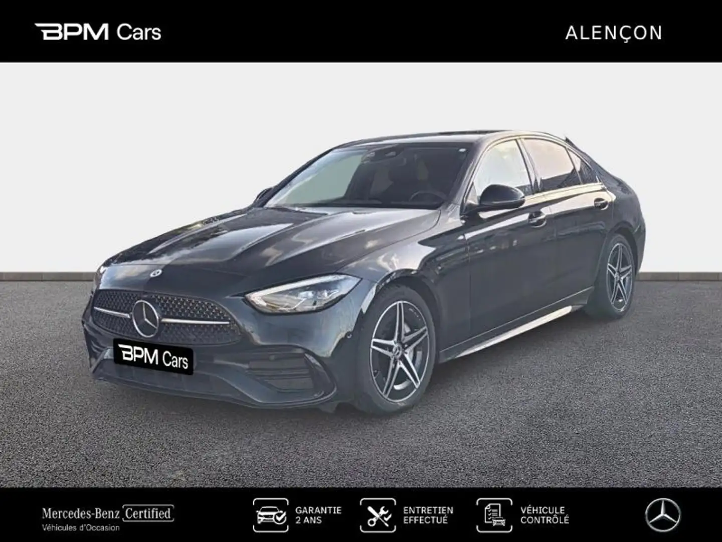 Mercedes-Benz C 220 220 d 197ch AMG Line Noir - 1
