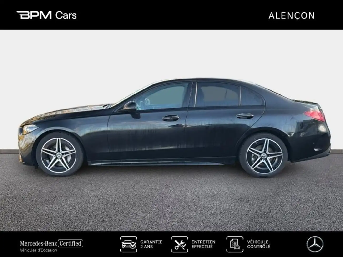 Mercedes-Benz C 220 220 d 197ch AMG Line Noir - 2