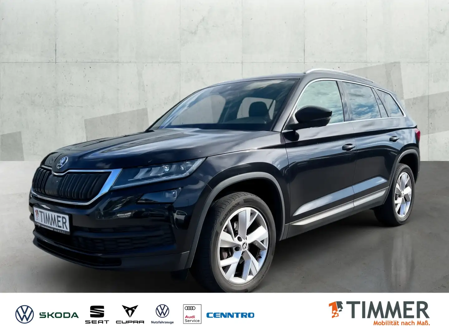 Skoda Kodiaq 2.0 TDI 110KW (150PS) Style*DSG*NAVI*R-Kam*LED*SH Zwart - 1