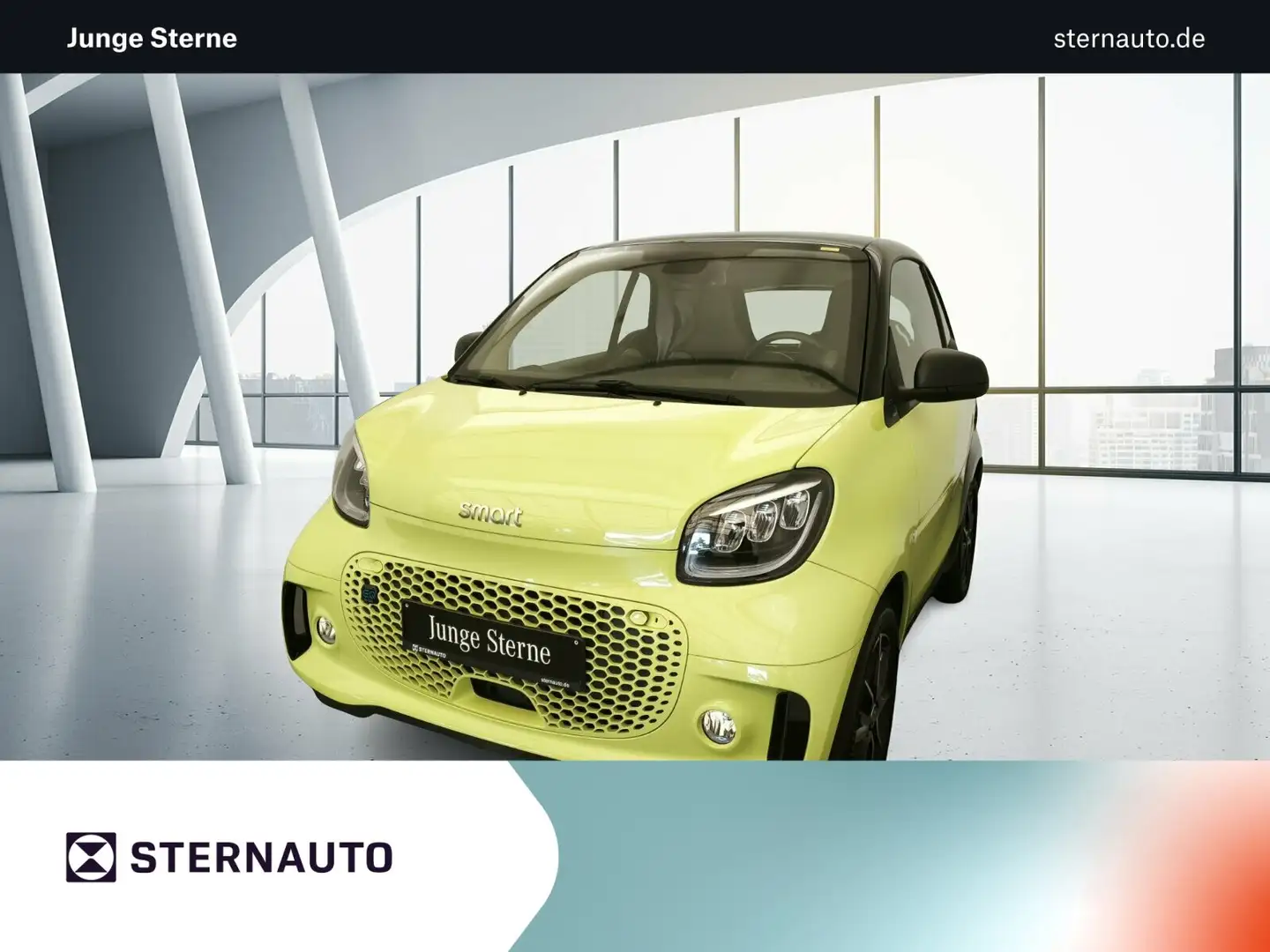 smart forTwo smart EQ fortwo Exclusiv Voll LED Pano SHZ 22KW Grün - 1
