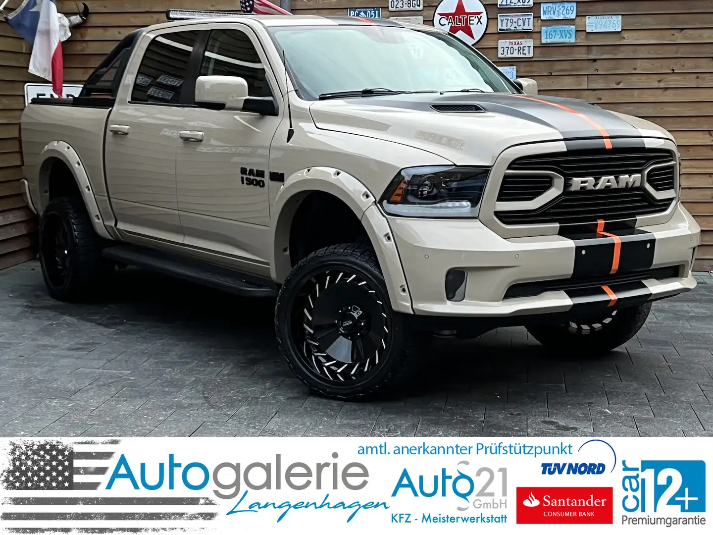 Dodge RAM 1500 Laramie 5.7L LPG 4´´ Lift LaChanti 22´´ Beige - 1