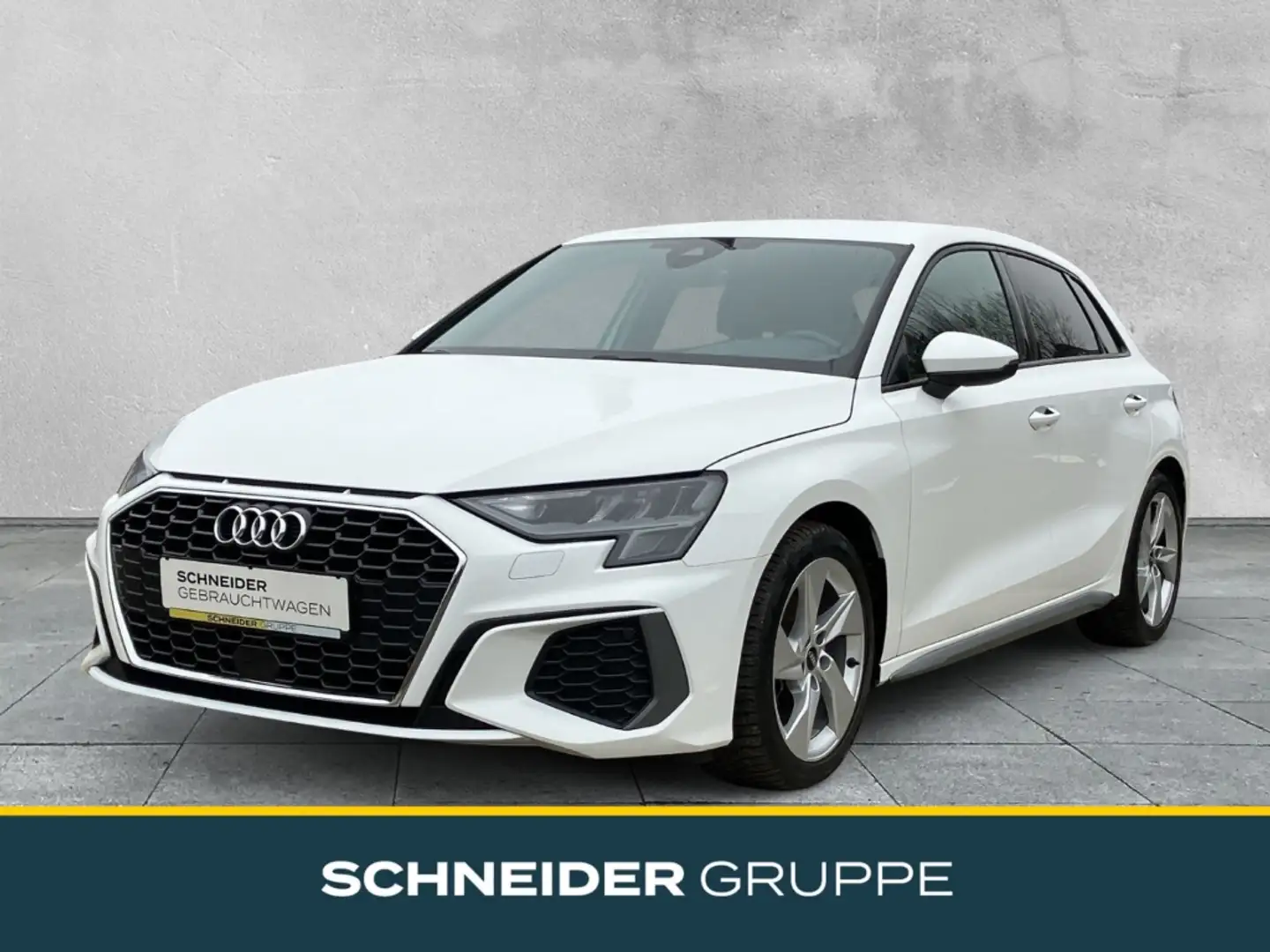 Audi A3 Sportback 35 TFSI S-line +LED+SHZ+NAVI+TEMPO+ Weiß - 1