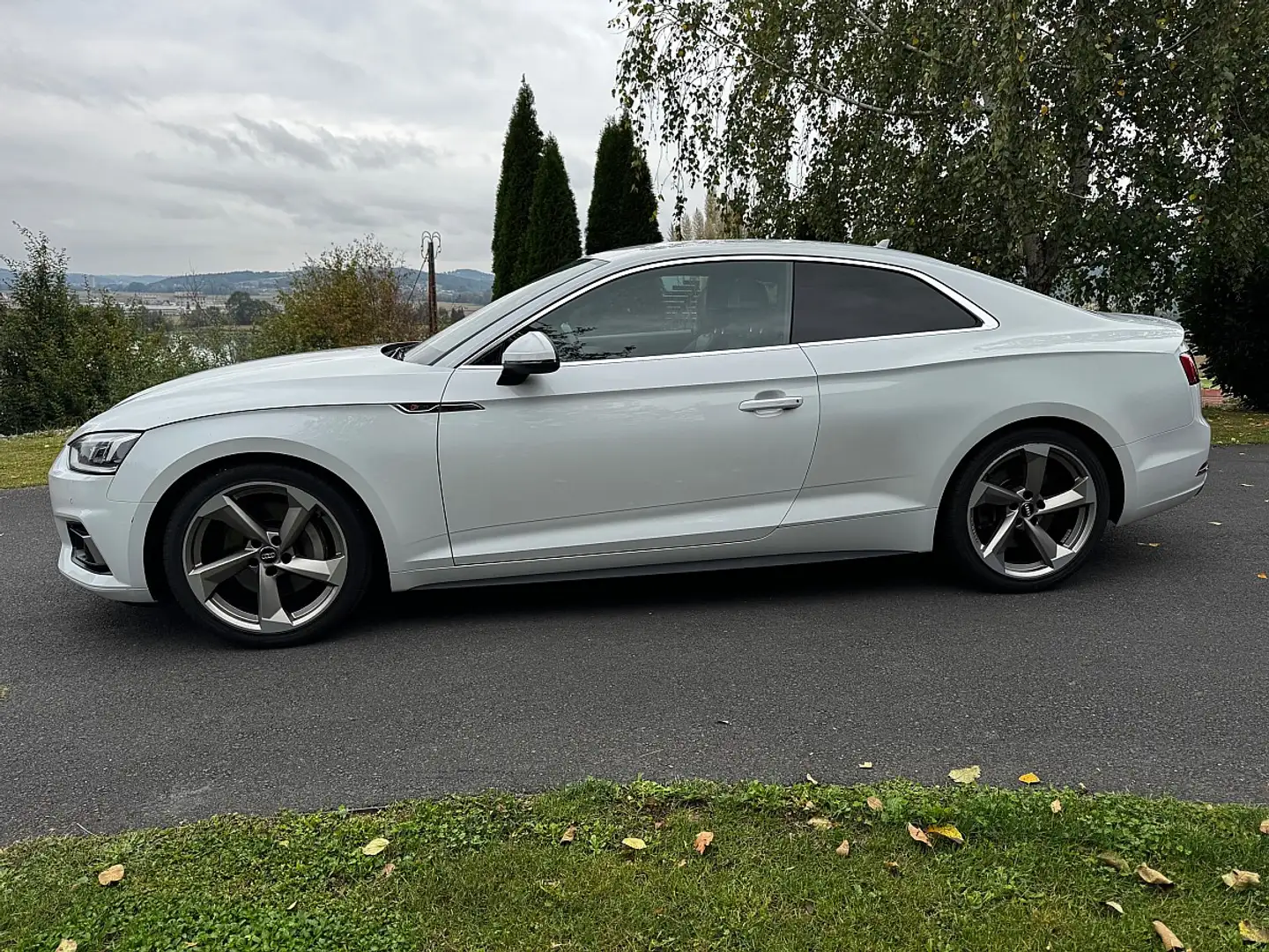 Audi A5 Coupé 2,0 TFSI Quattro S-Line Außen/Innen/Fahr... Blanc - 2