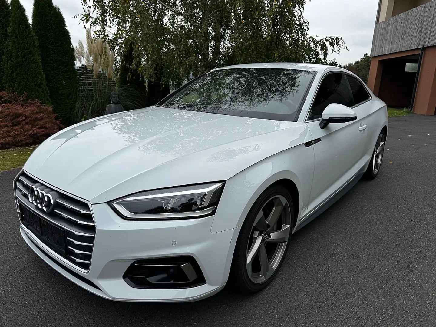 Audi A5 Coupé 2,0 TFSI Quattro  S-Line Außen/Innen/Fahr... Blanc - 1