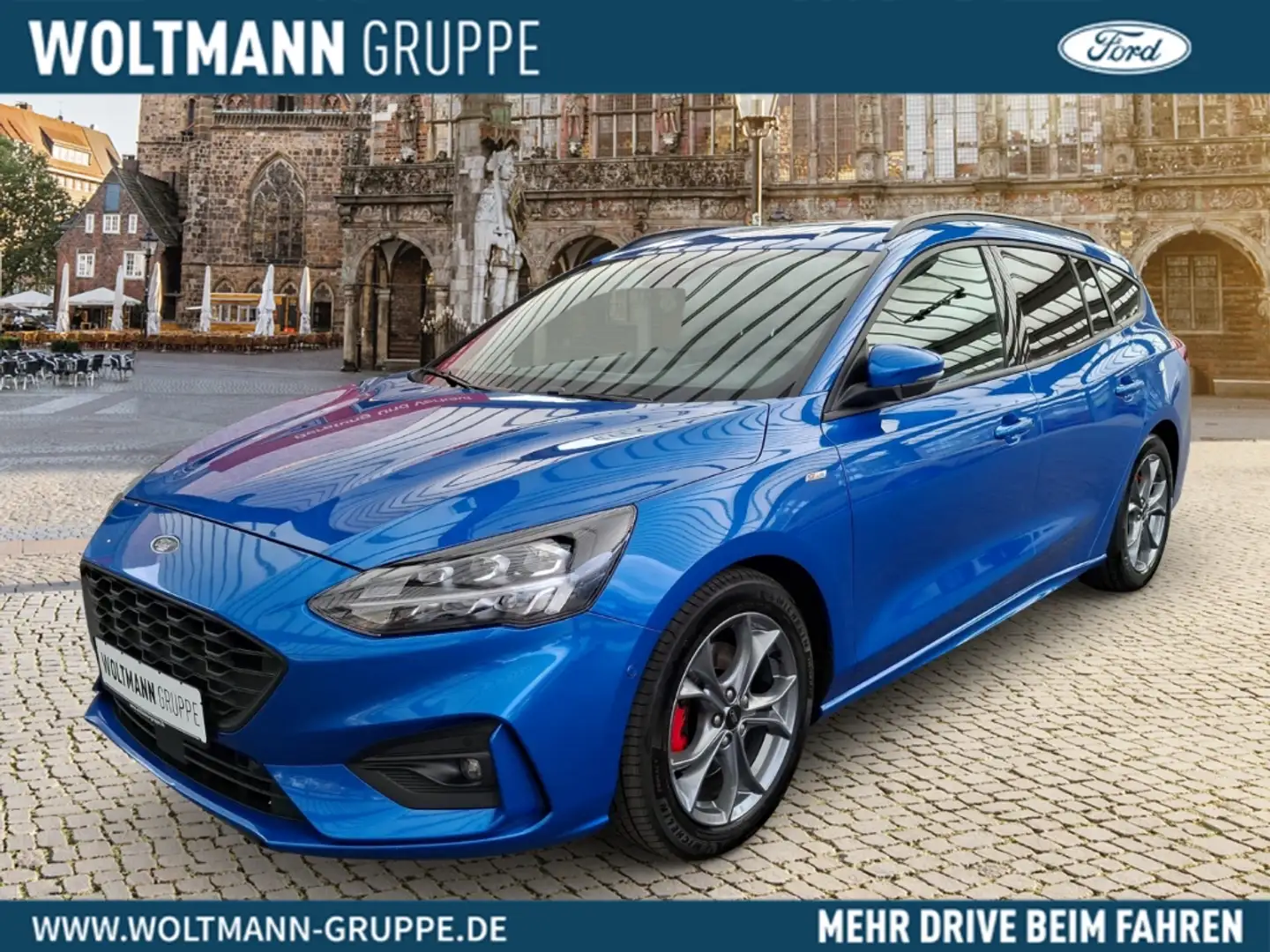 Ford Focus Turnier ST-Line X 2.0 EcoBlue EU6d-T Blau - 1